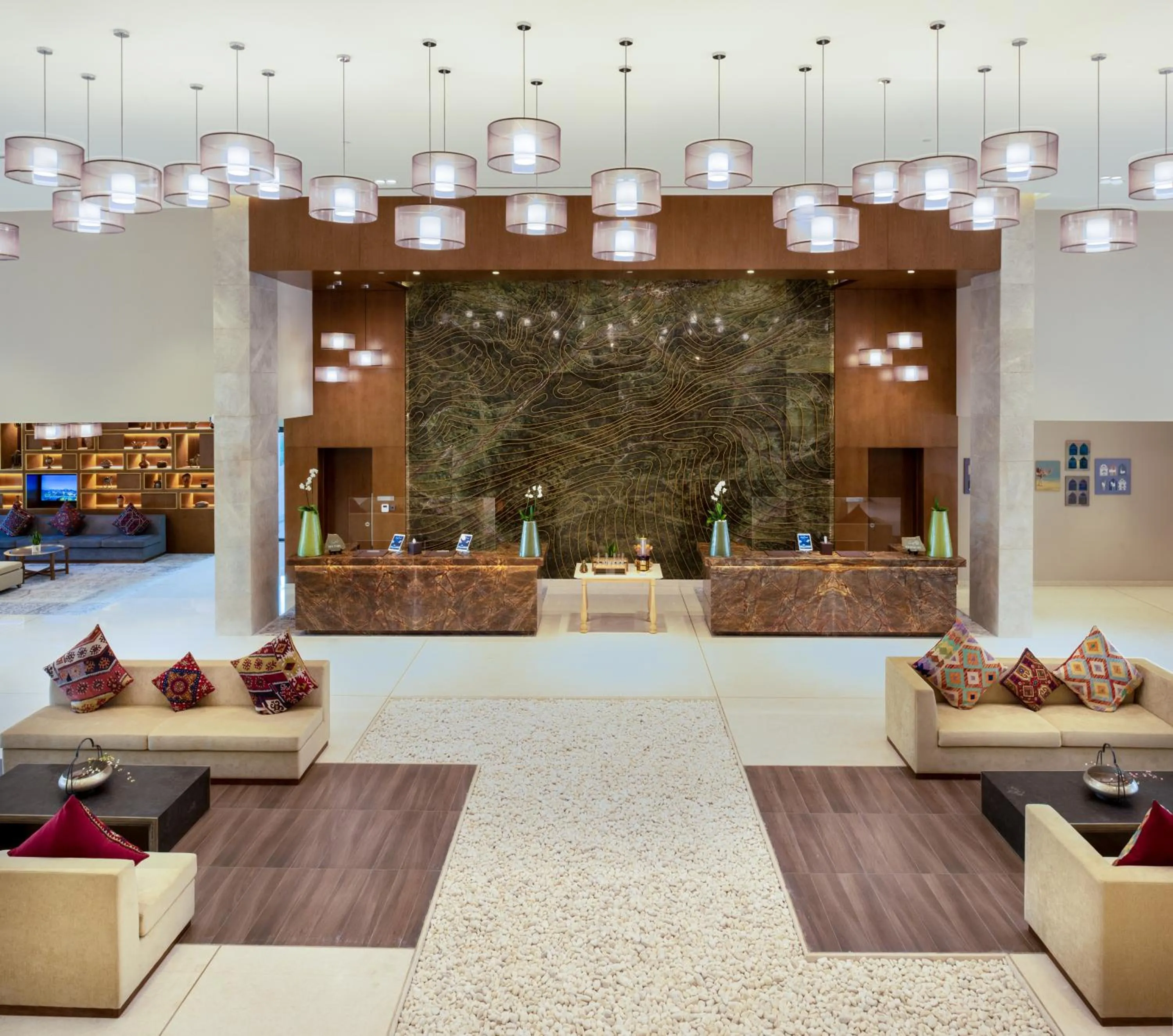 Lobby or reception in dusitD2 Naseem Resort, Jabal Akhdar, Oman