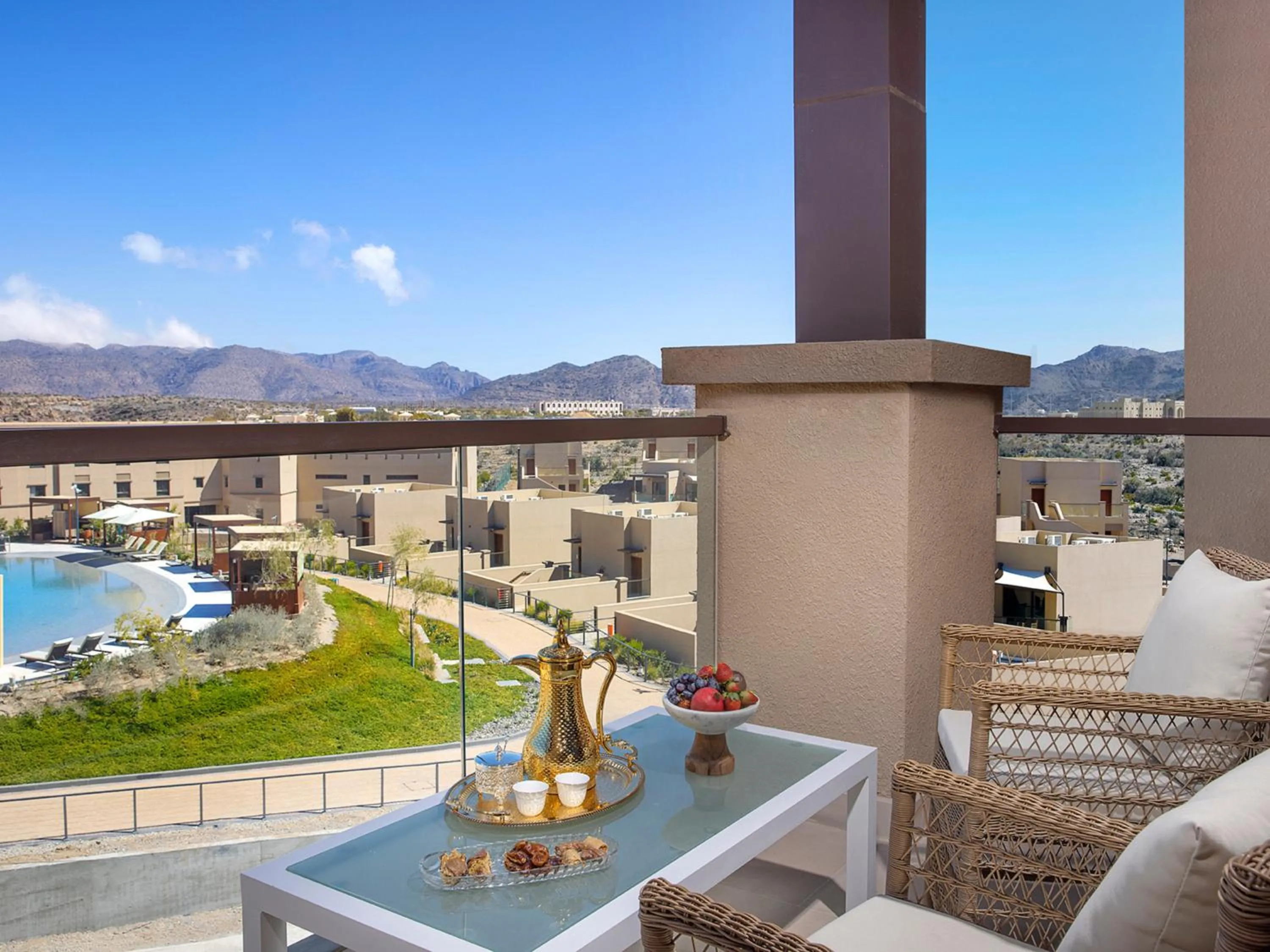 Balcony/Terrace in dusitD2 Naseem Resort, Jabal Akhdar, Oman