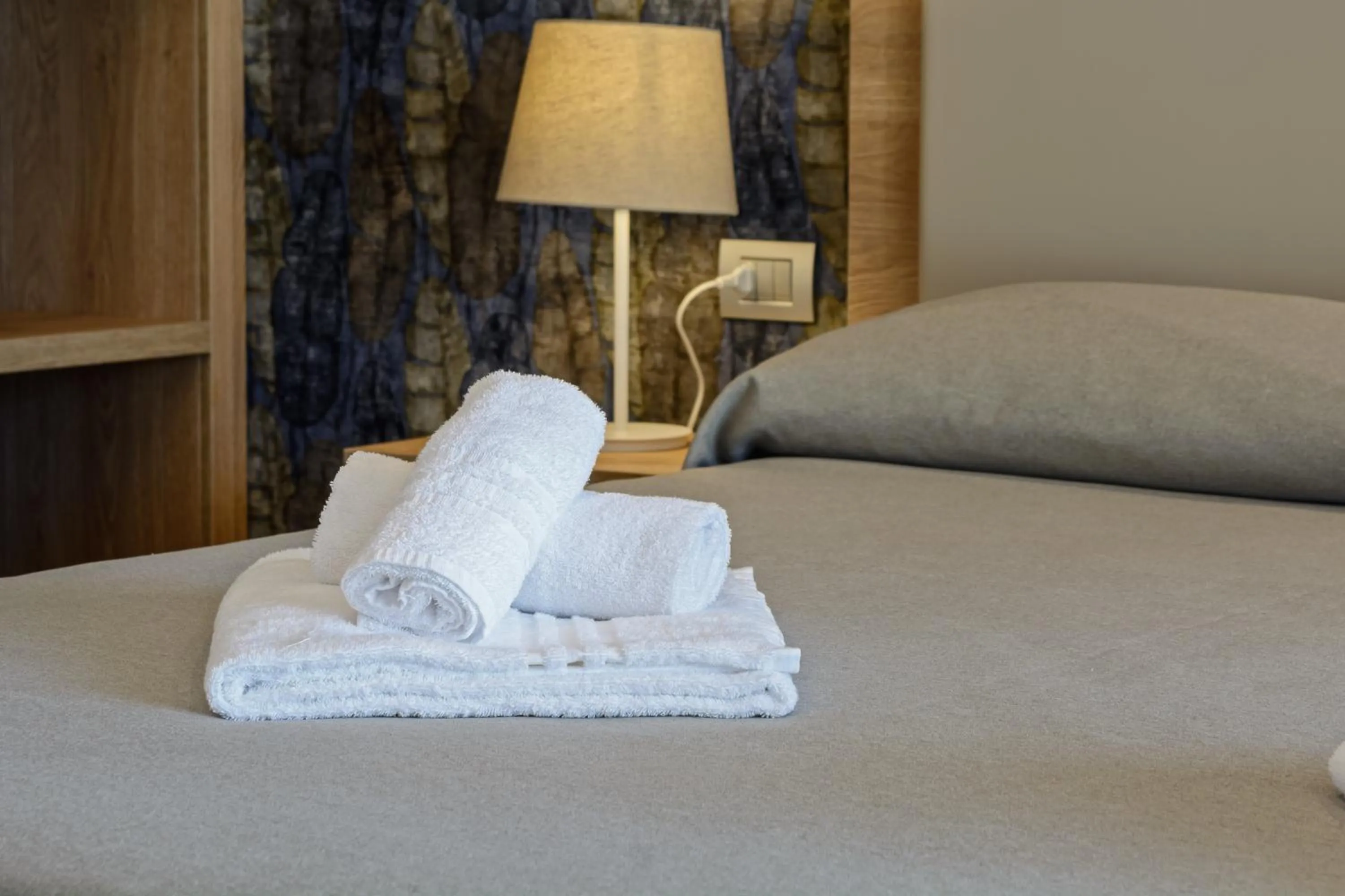 Bed in Hotel Serenella