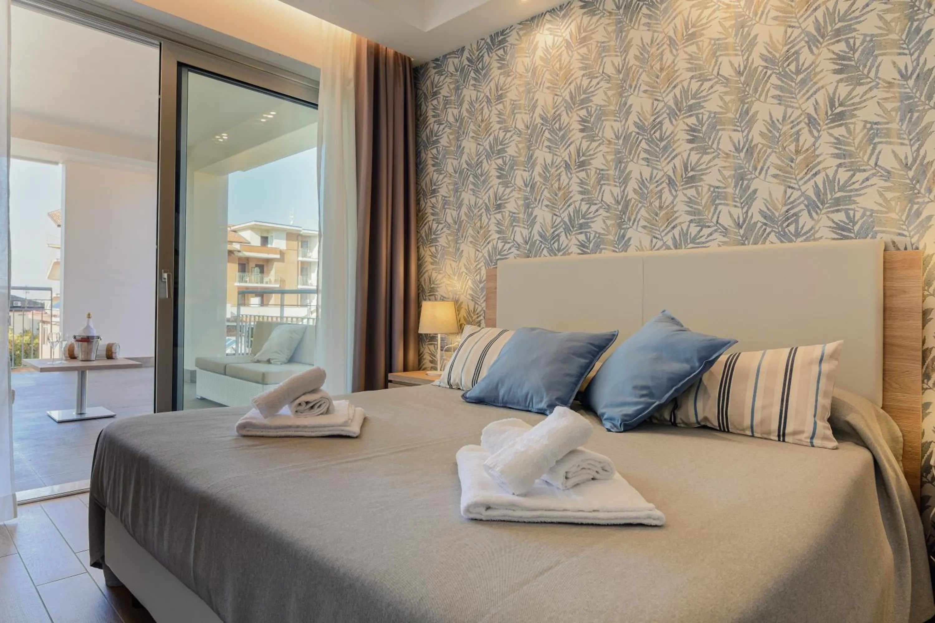 Bed in Hotel Serenella