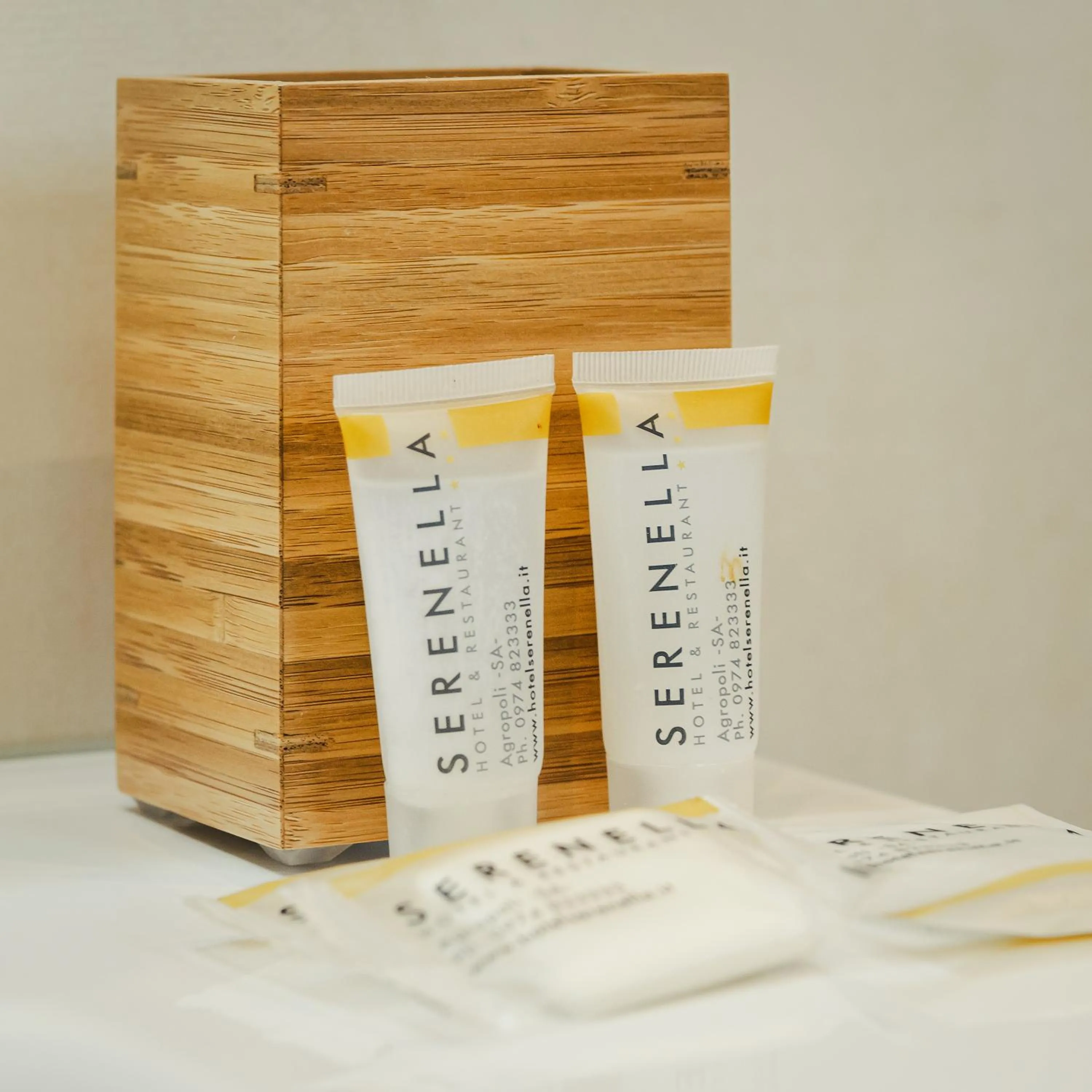 Property logo or sign in Hotel Serenella