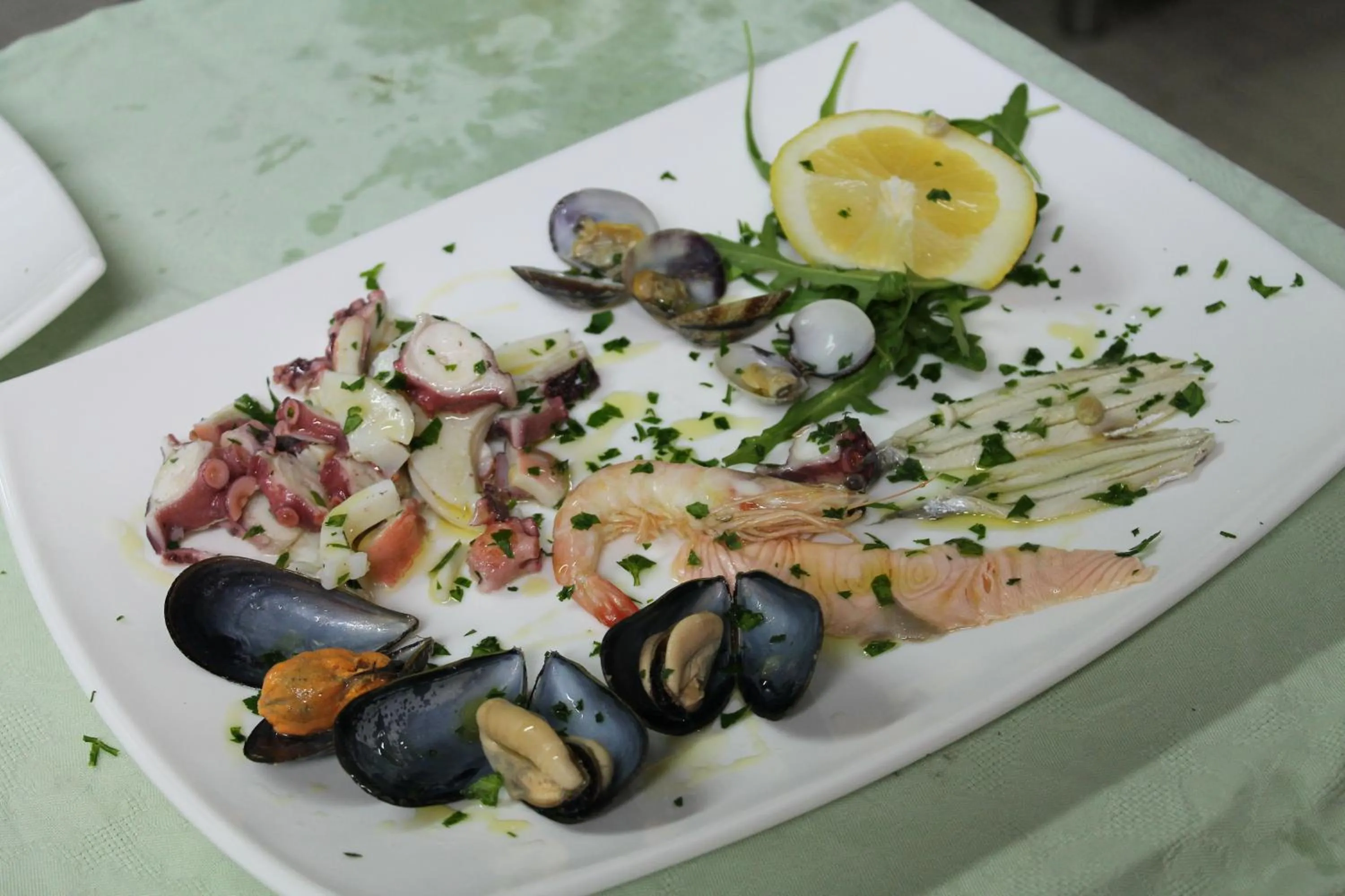 Food close-up in Hotel Serenella