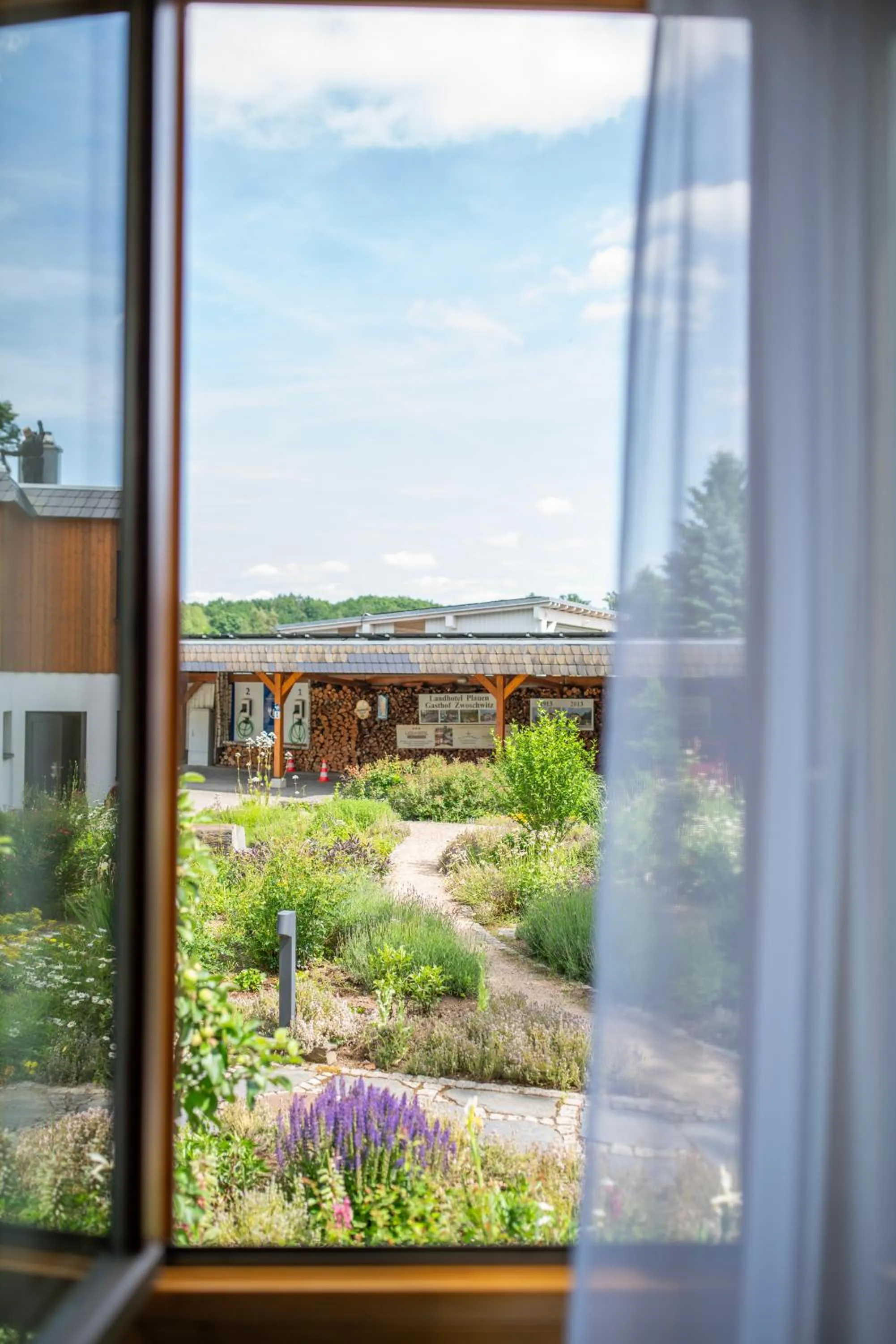 View (from property/room) in Landhotel Plauen - Gasthof Zwoschwitz