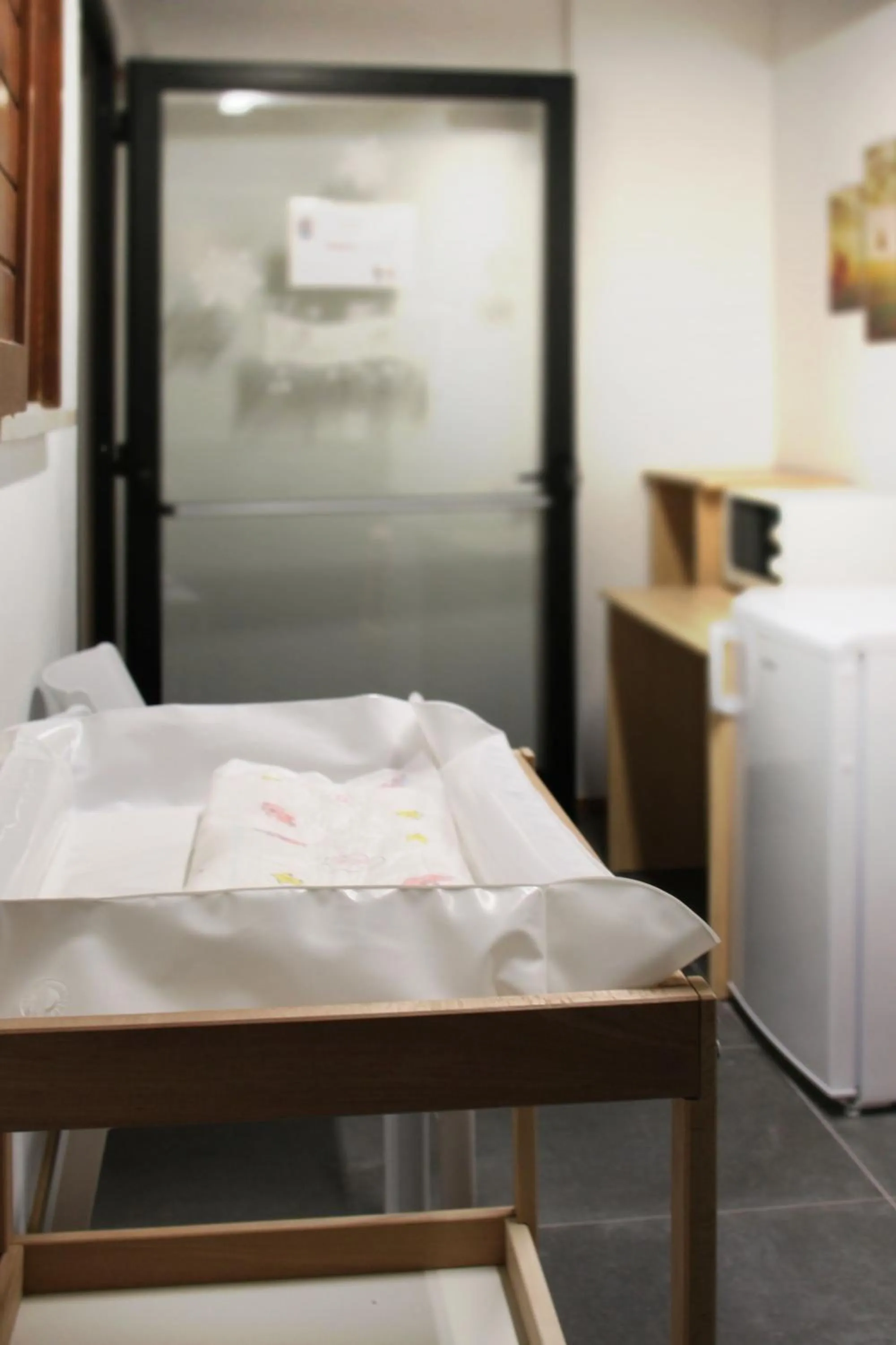 Communal kitchen, Bed in Hotel Casa Alpina
