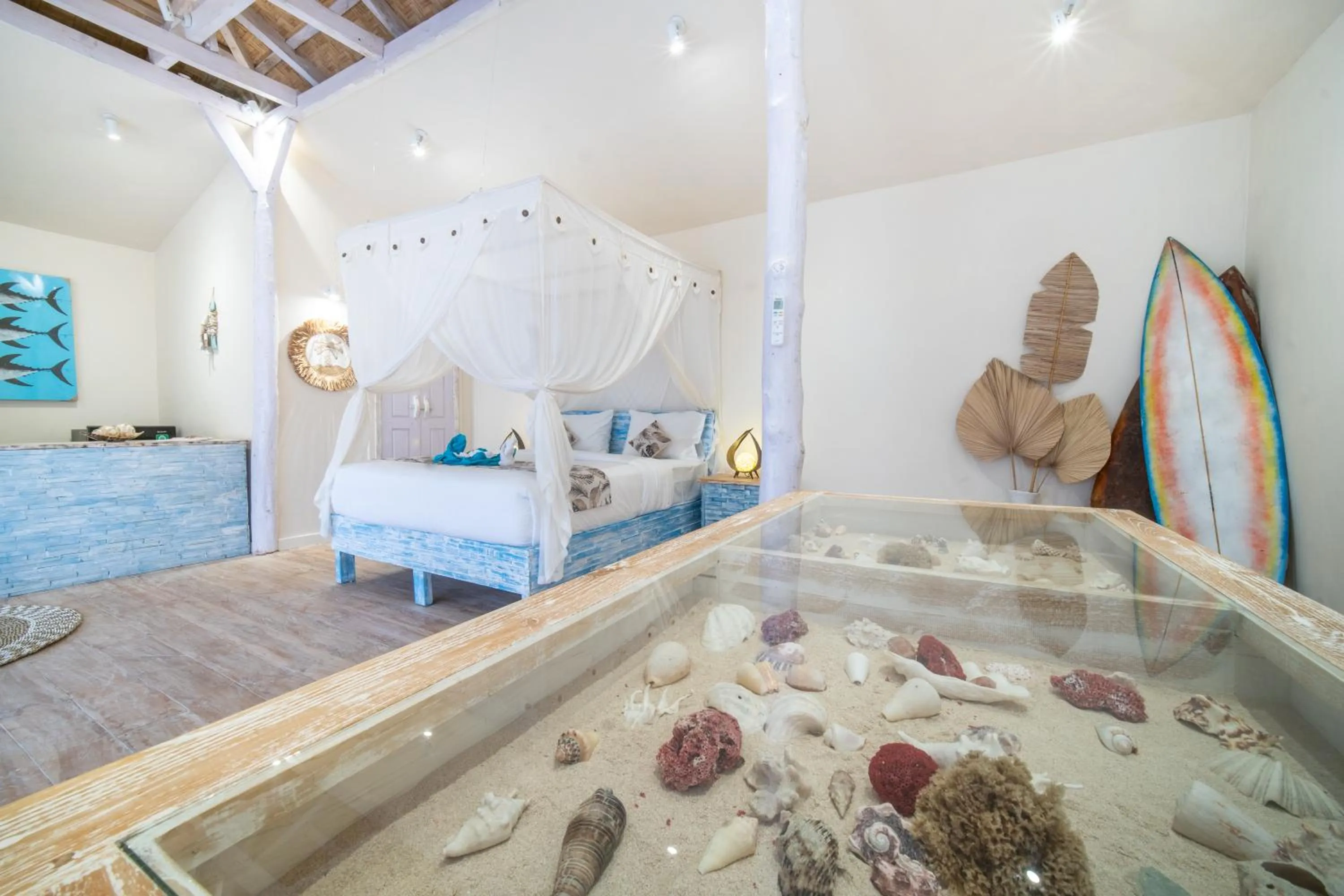 Bed in Sumba Paradise Beach Resort