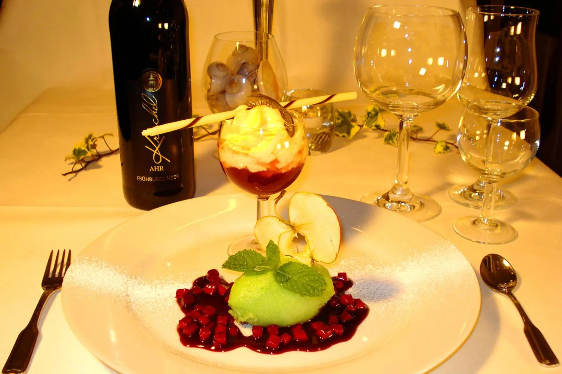 Food and drinks in Hotel Fürstenberg