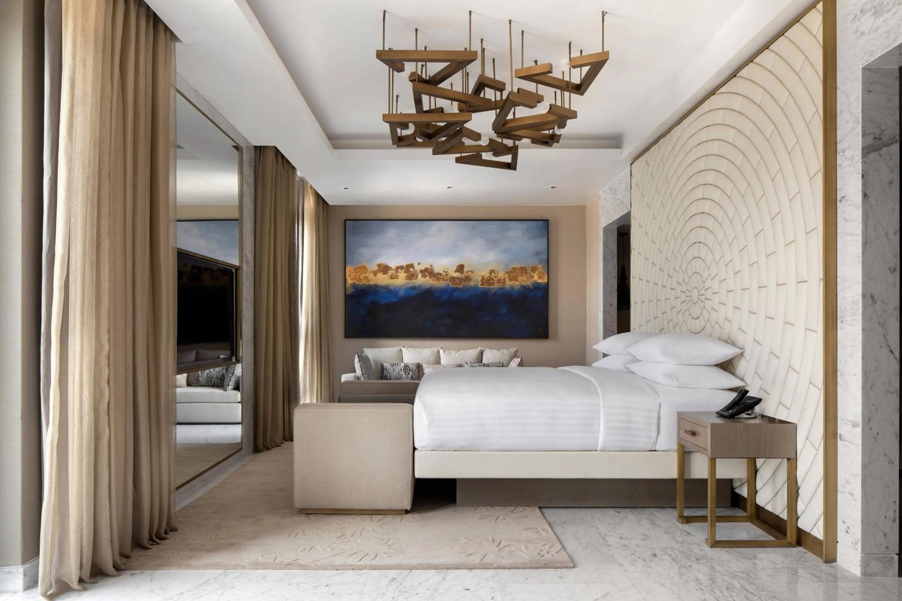 Bedroom, Bed in Lagos Marriott Hotel Ikeja