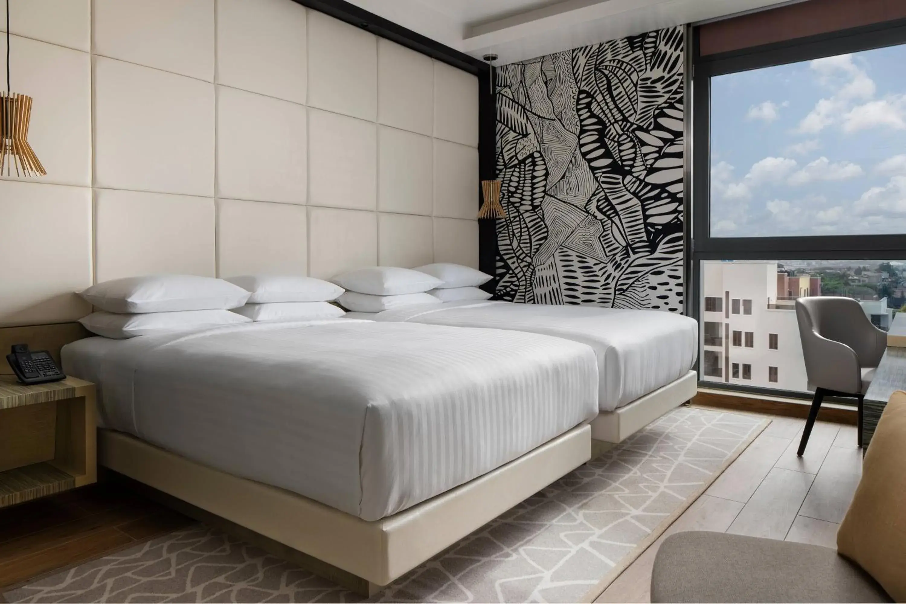 Double Room with Two Double Beds in Lagos Marriott Hotel Ikeja Double Room with Two Double Beds in Lagos Marriott Hotel Ikeja