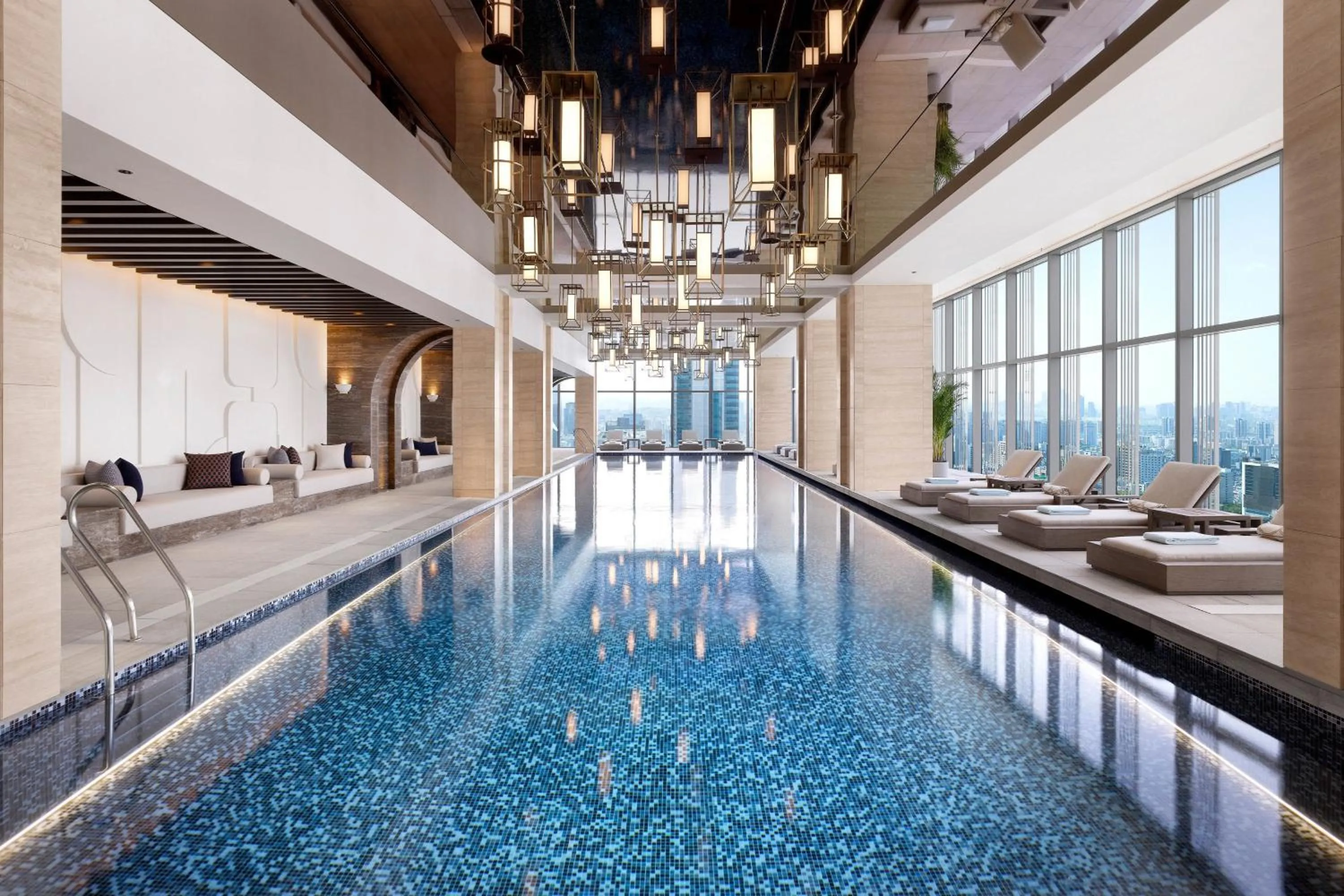 Swimming pool in Josun Palace, a Luxury Collection Hotel, Seoul Gangnam