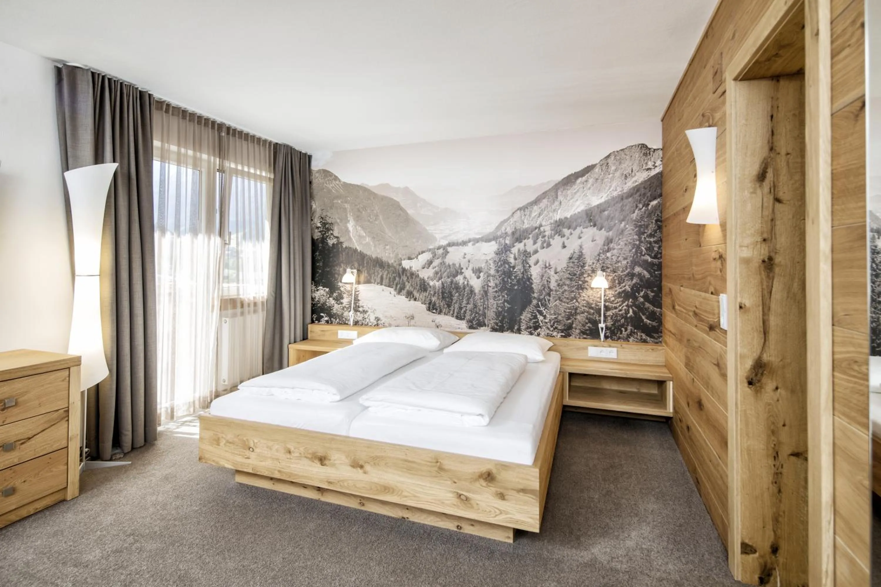 Photo of the whole room, Bed in Sporthotel Silvretta Montafon