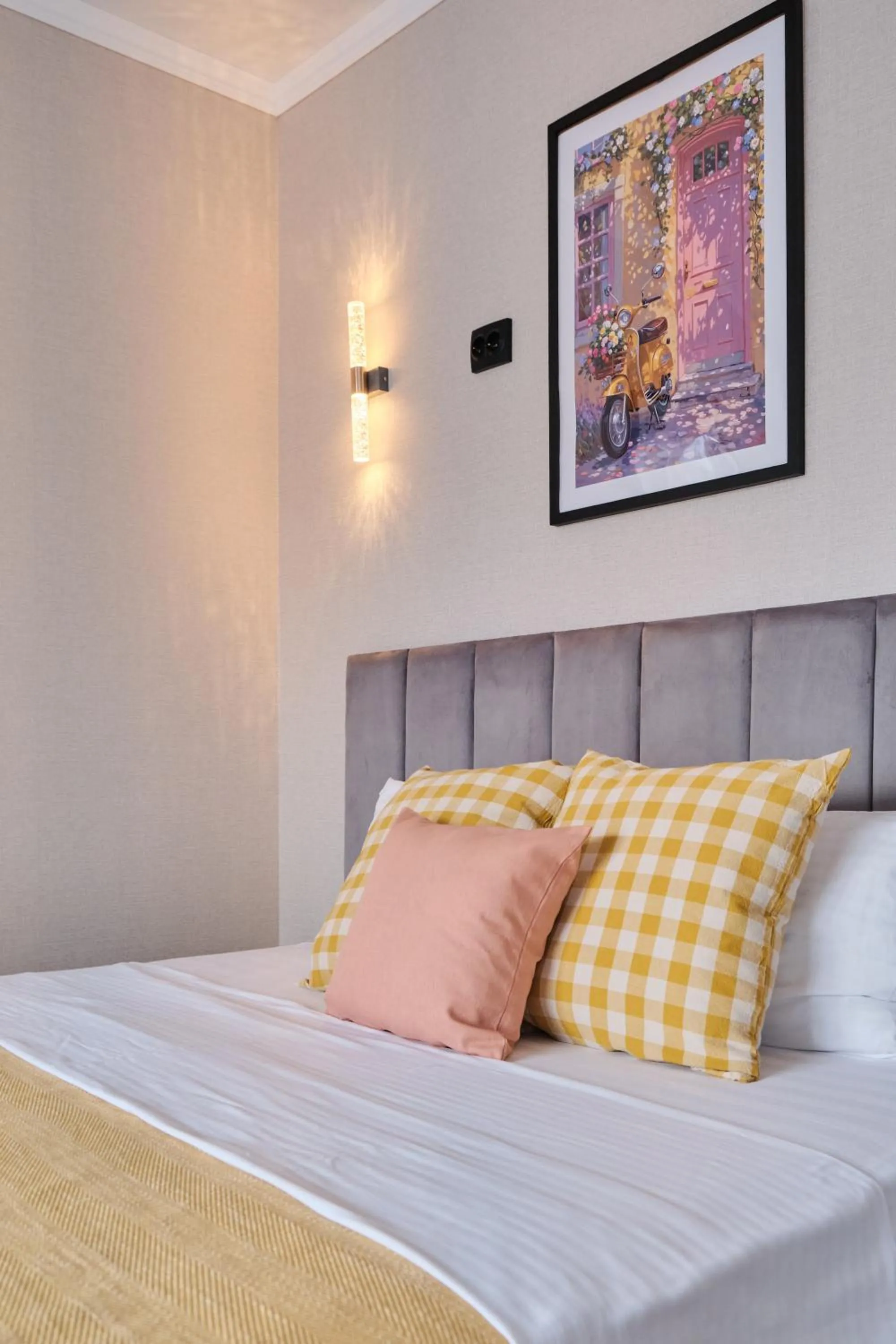 Bed in Seven City Apartments