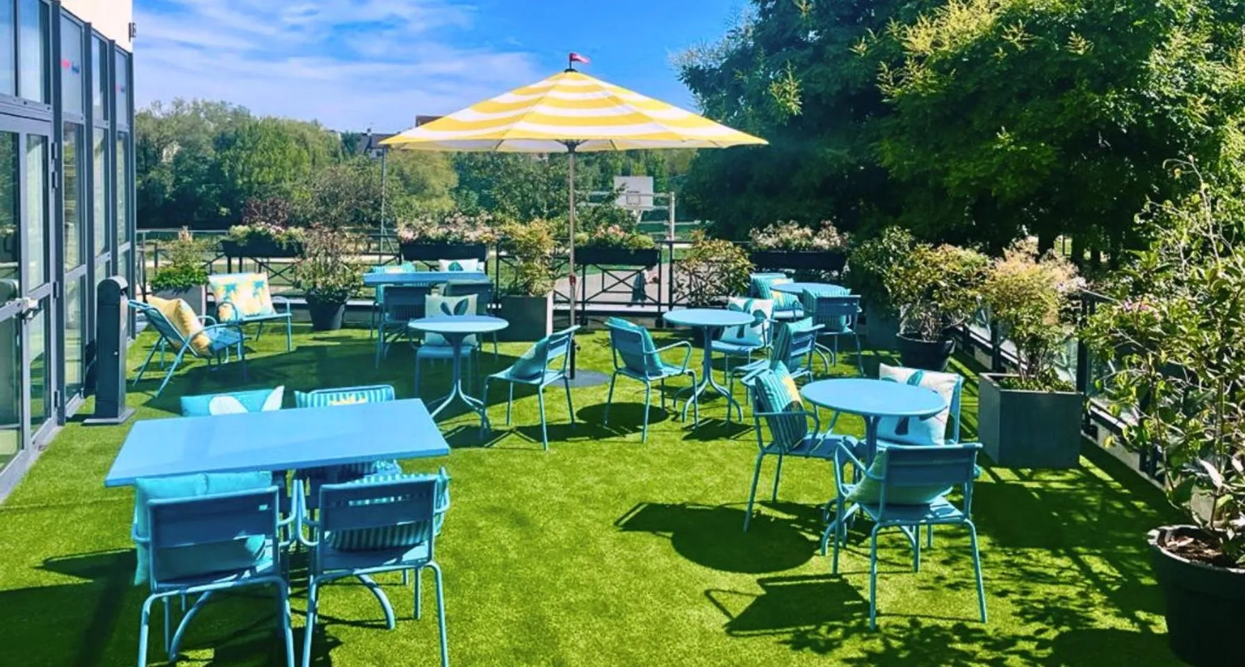 Patio in Residhome Neuilly Bords De Marne