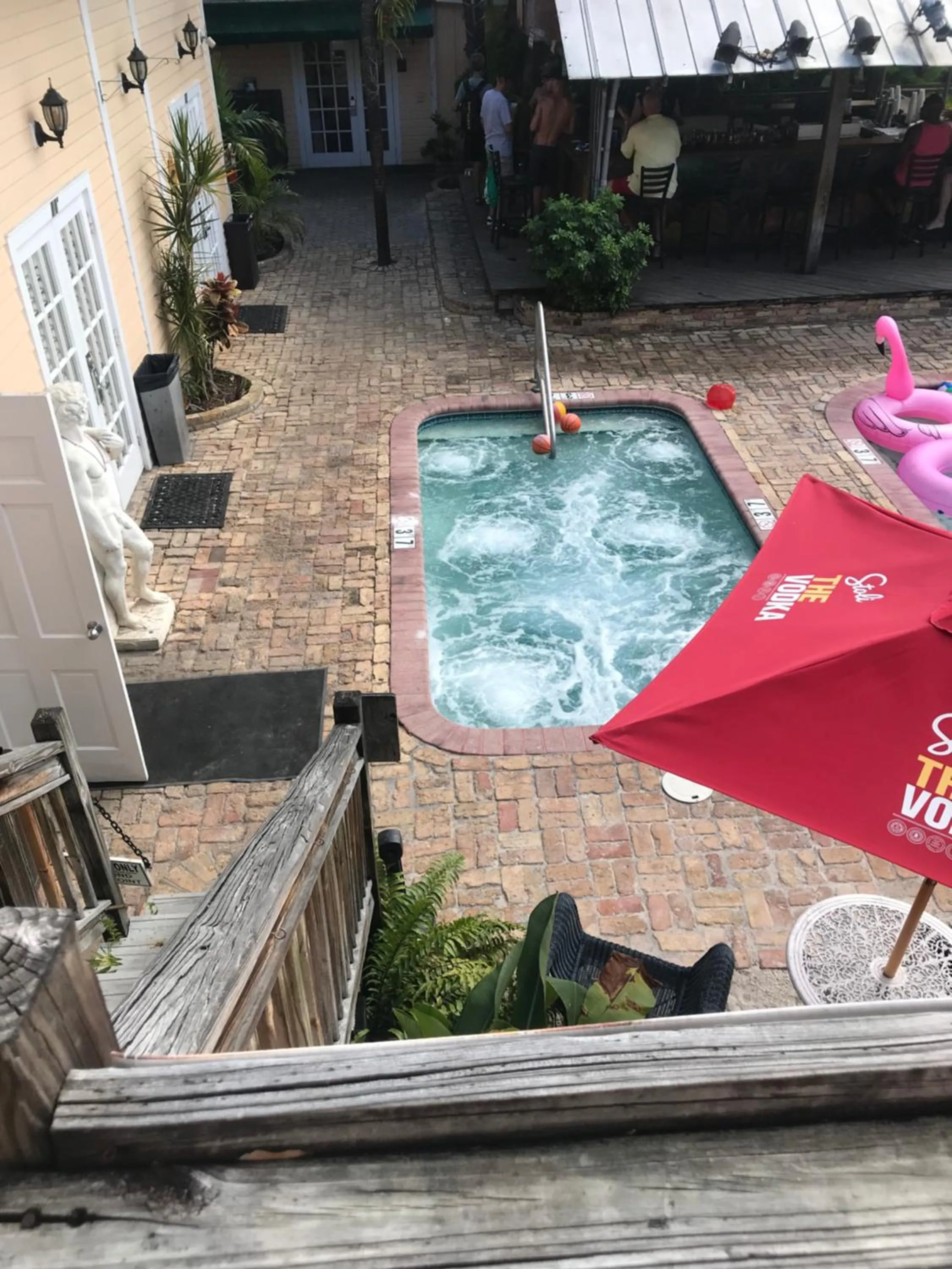 Hot Tub in New Orleans House - Gay Male Adult Guesthouse