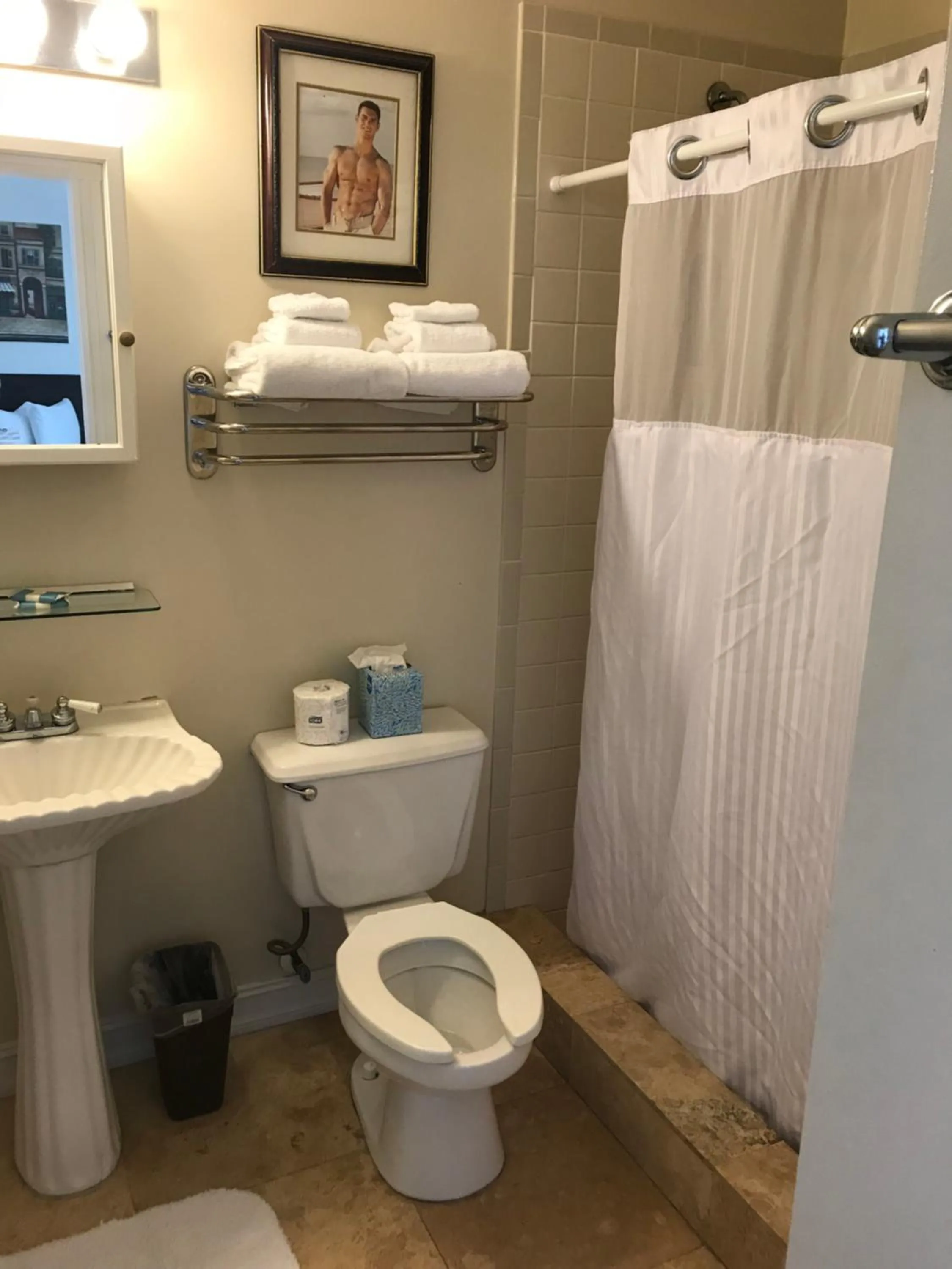 Bathroom in New Orleans House - Gay Male Adult Guesthouse