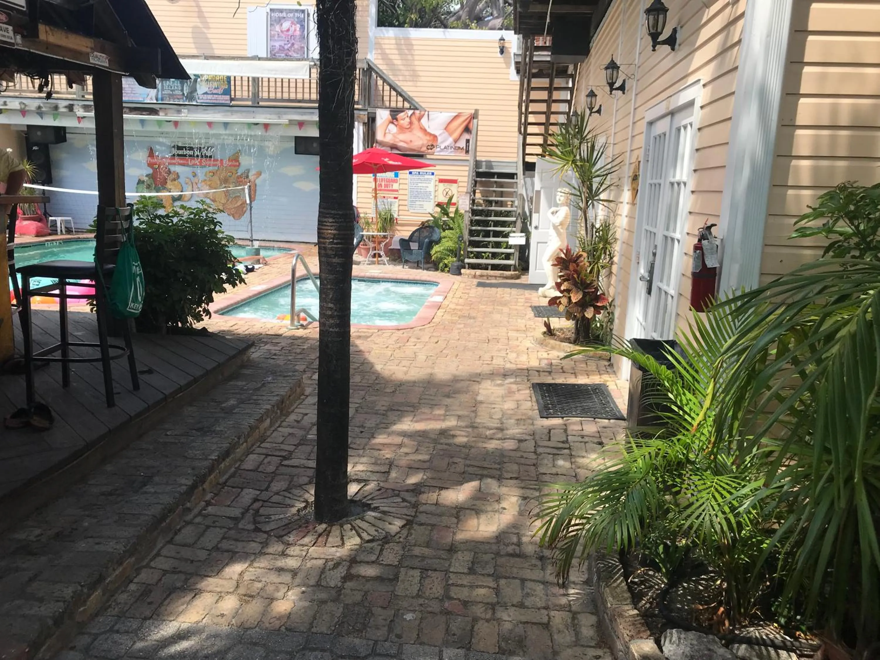 Hot Tub in New Orleans House - Gay Male Adult Guesthouse