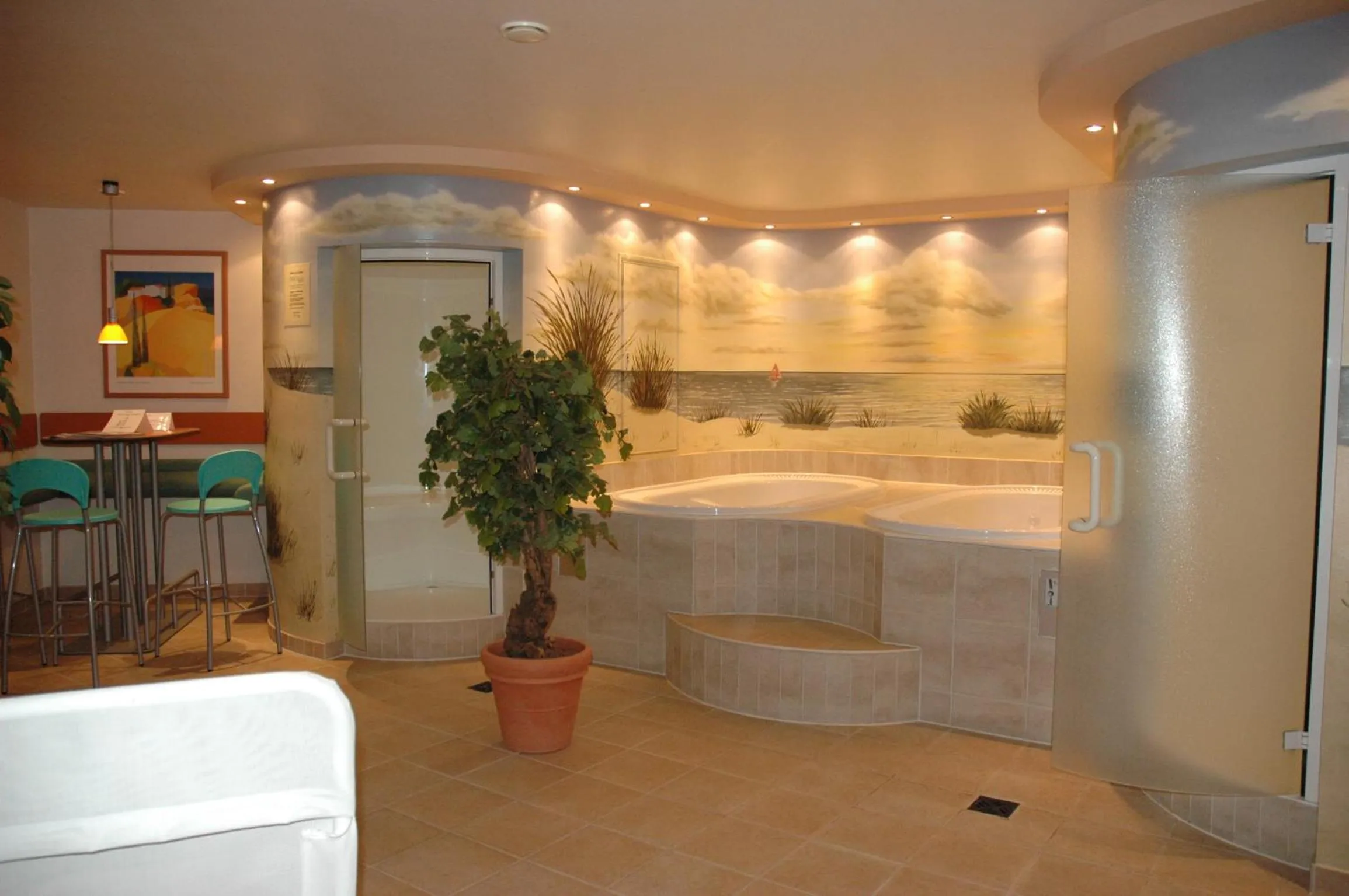 Hot Tub in Strandhotel Dagebüll direkt an der Nordsee