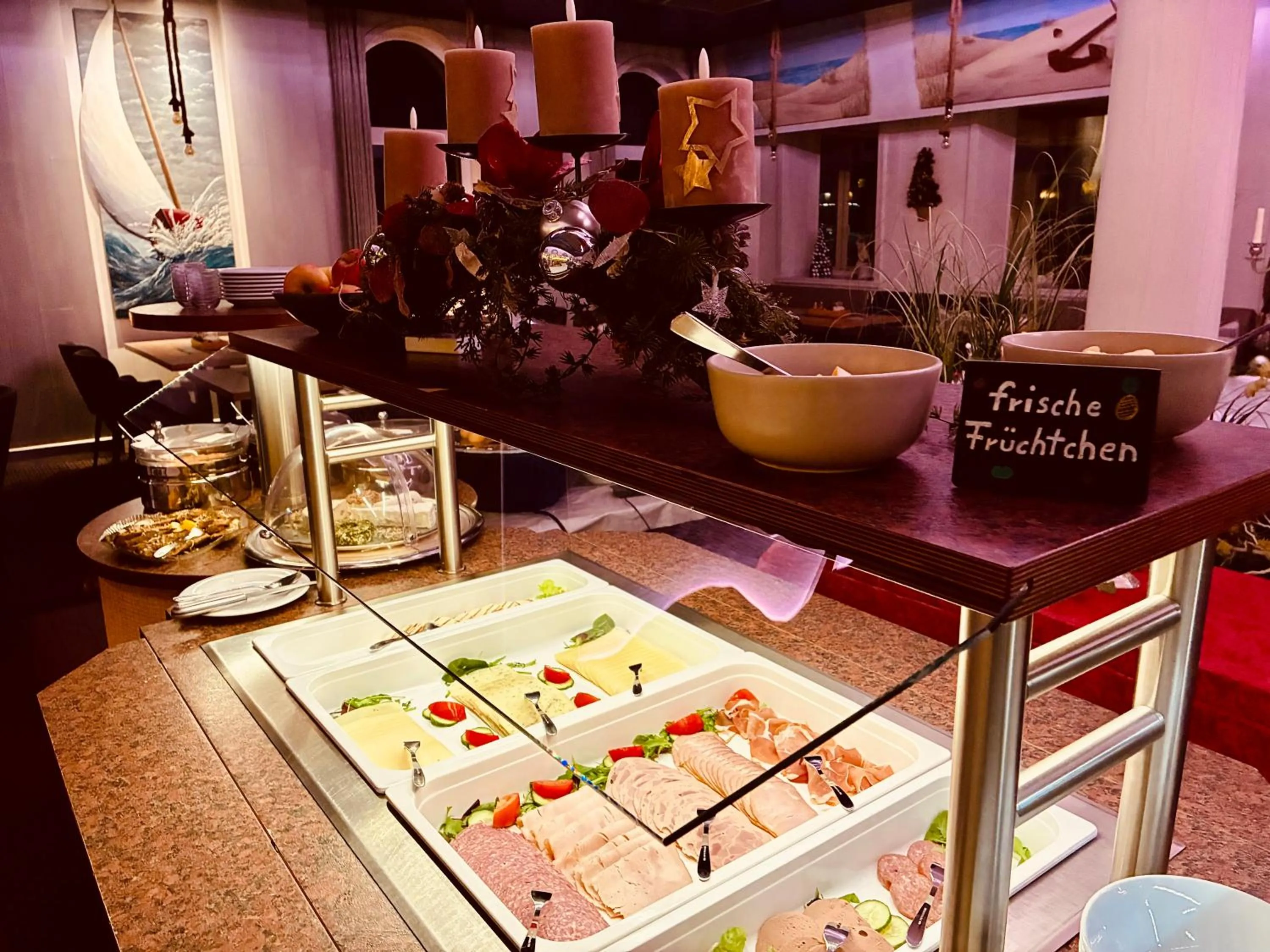 Food and drinks in Strandhotel Dagebüll direkt an der Nordsee