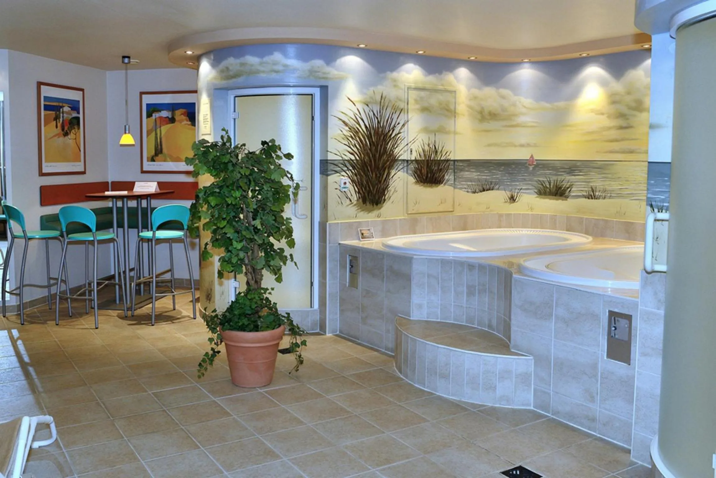 Hot Tub in Strandhotel Dagebüll direkt an der Nordsee