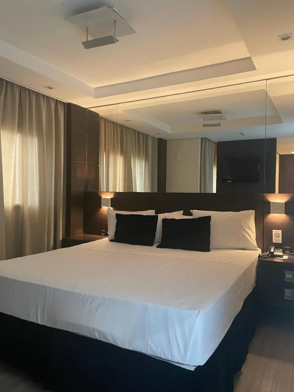 Bed in Santa Catarina Plaza Hotel