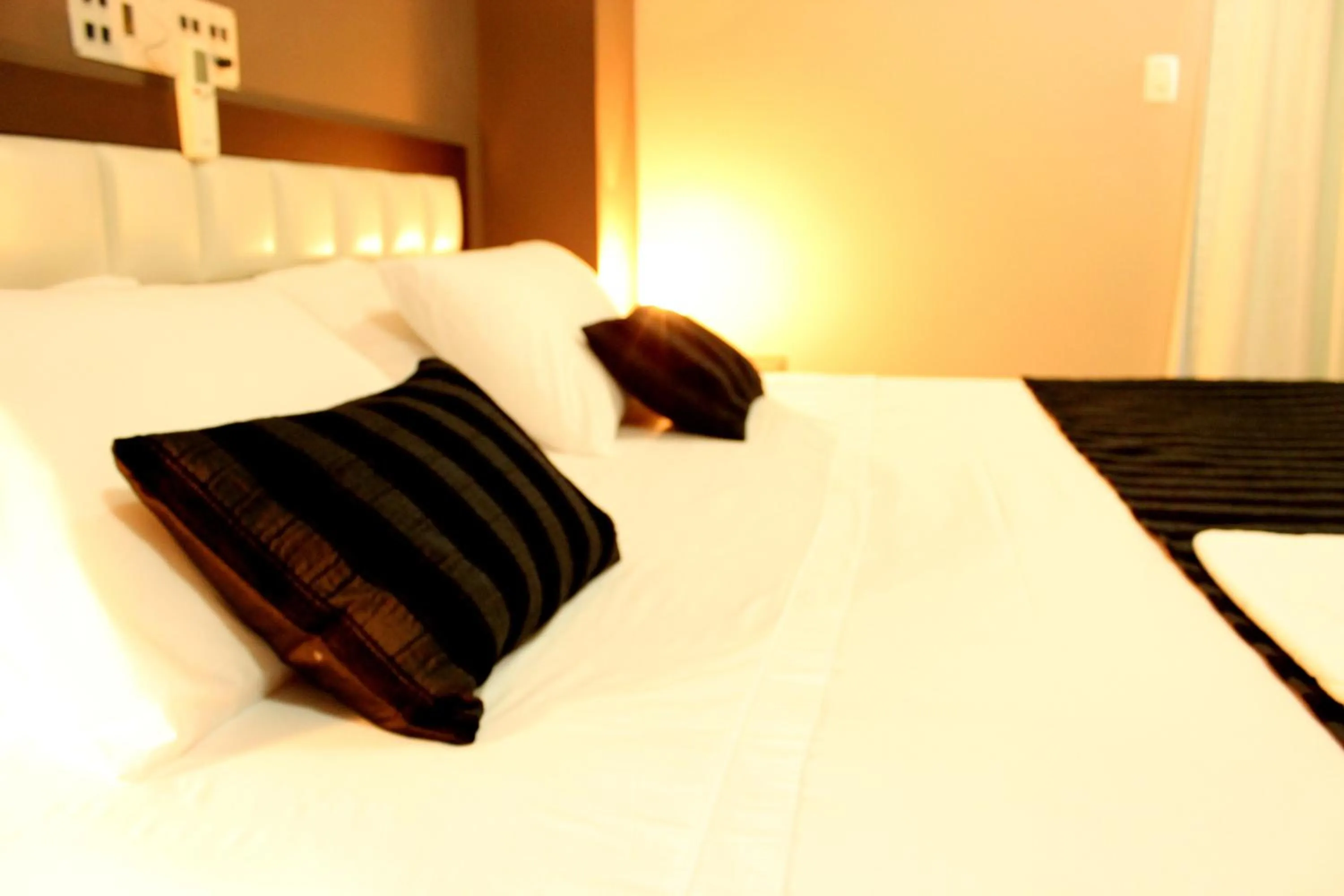 Decorative detail, Bed in Santa Catarina Plaza Hotel