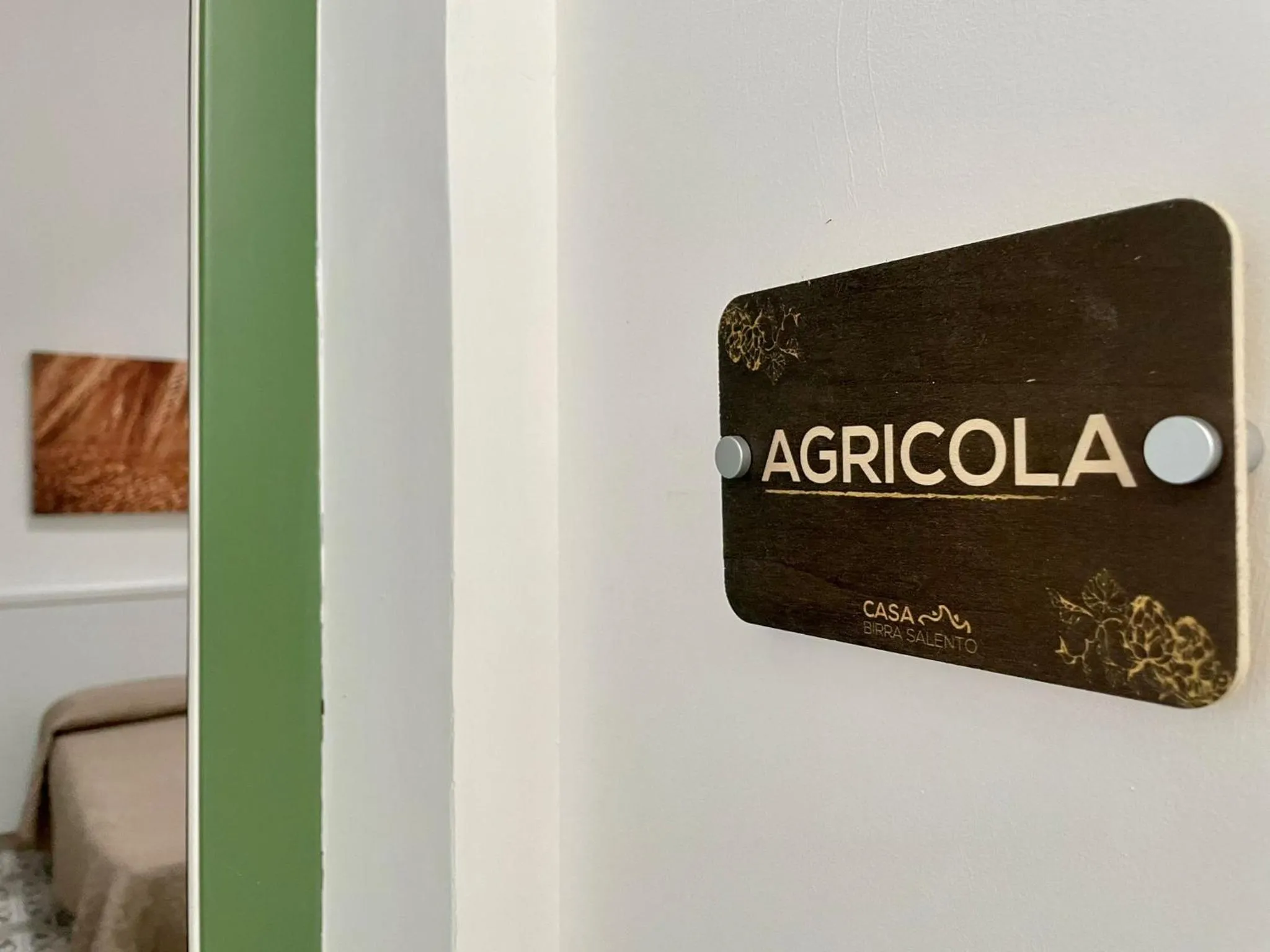 Decorative detail in Casa Birra Salento