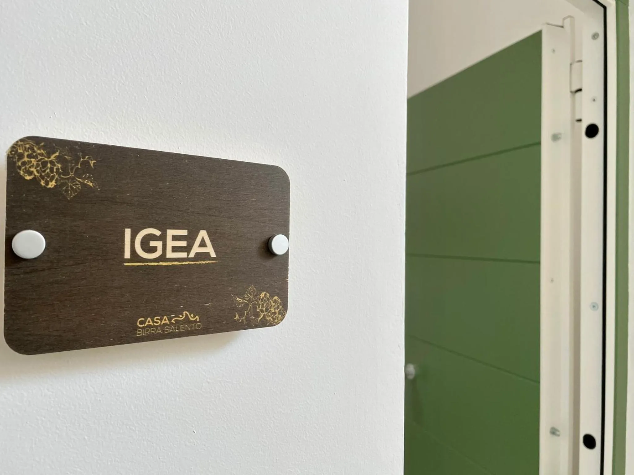 Decorative detail in Casa Birra Salento