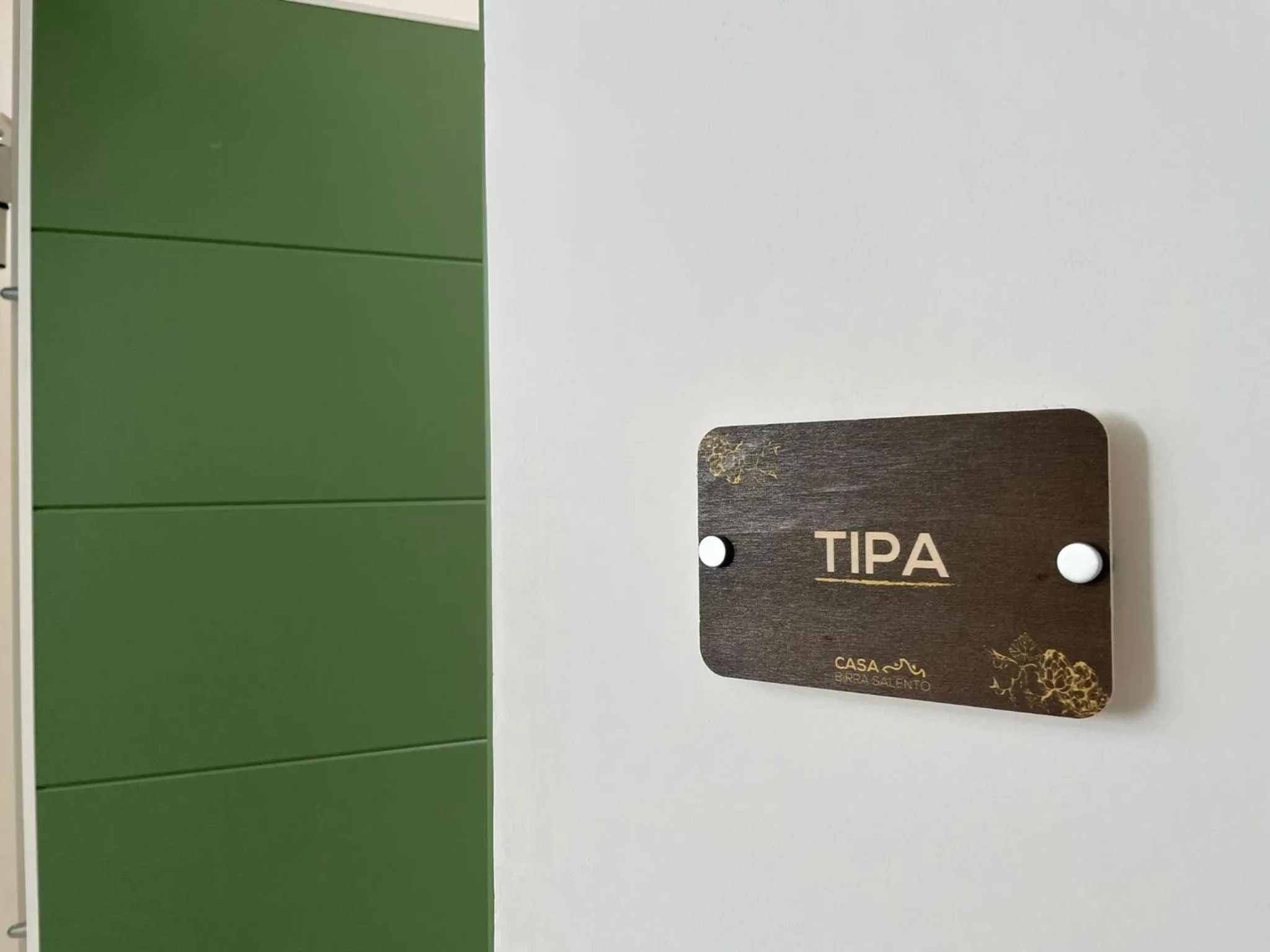 Decorative detail in Casa Birra Salento