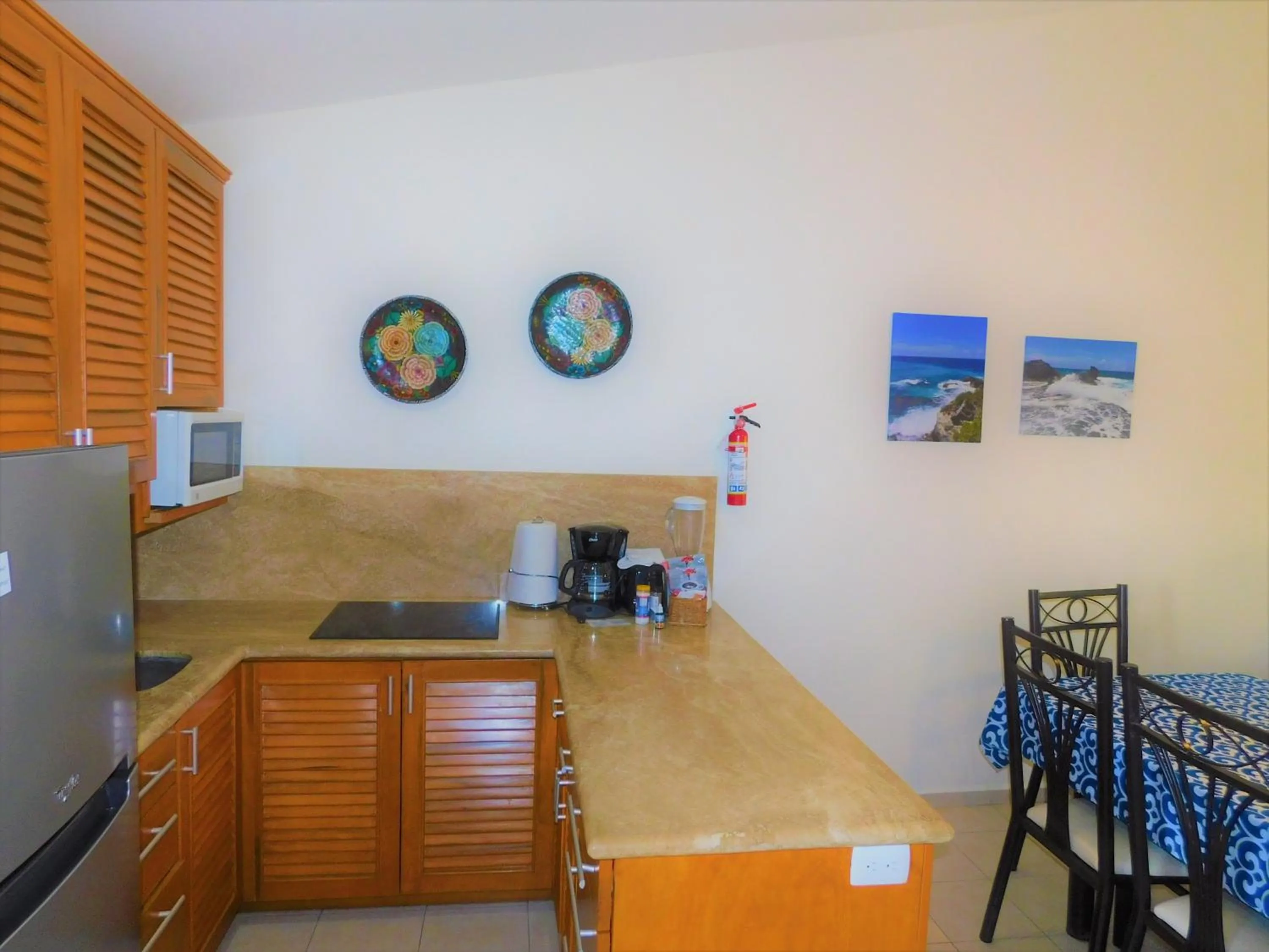 Kitchen or kitchenette in Nautibeach Beach Front Condos in North Beach