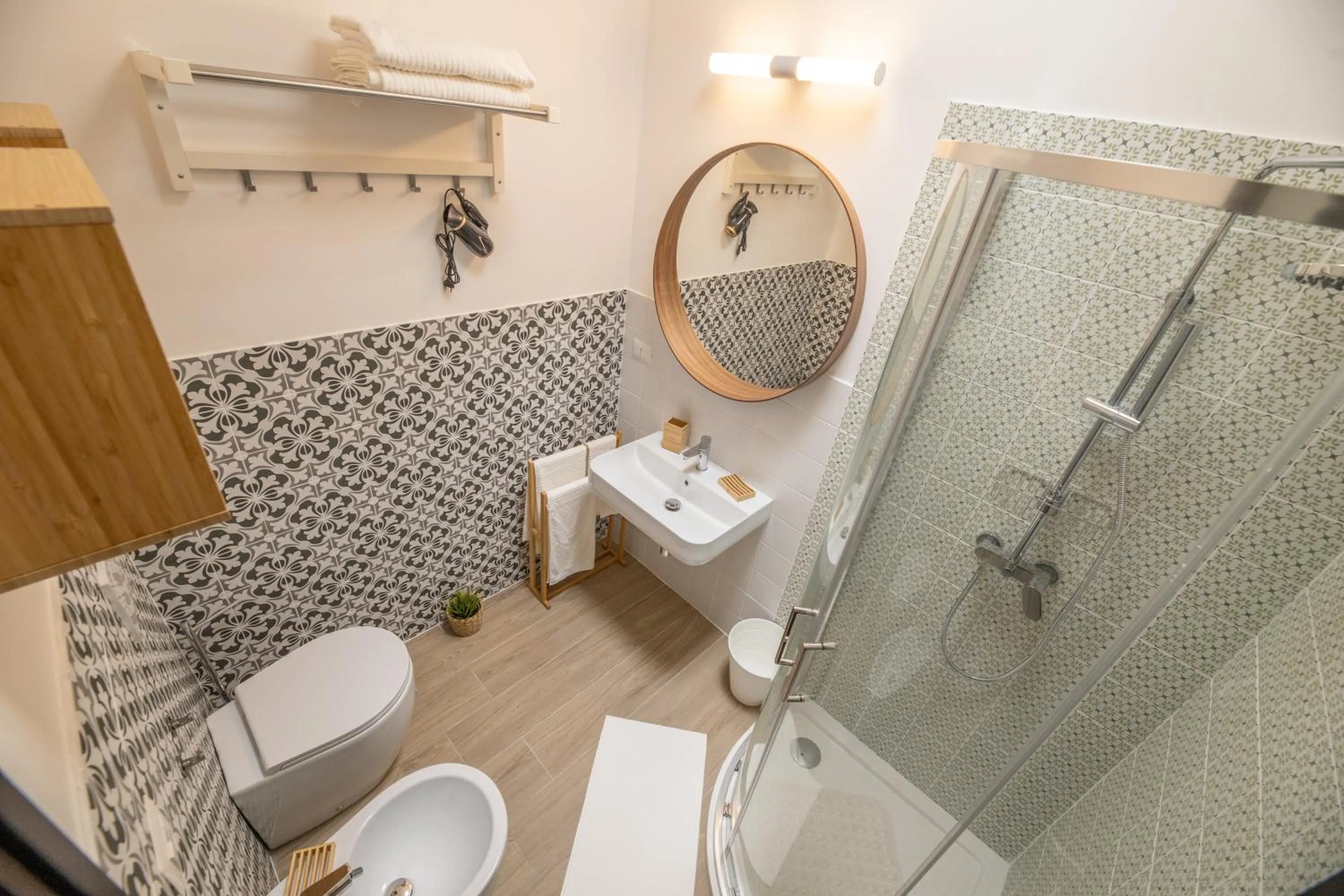 Bathroom in B&BLeucaineout