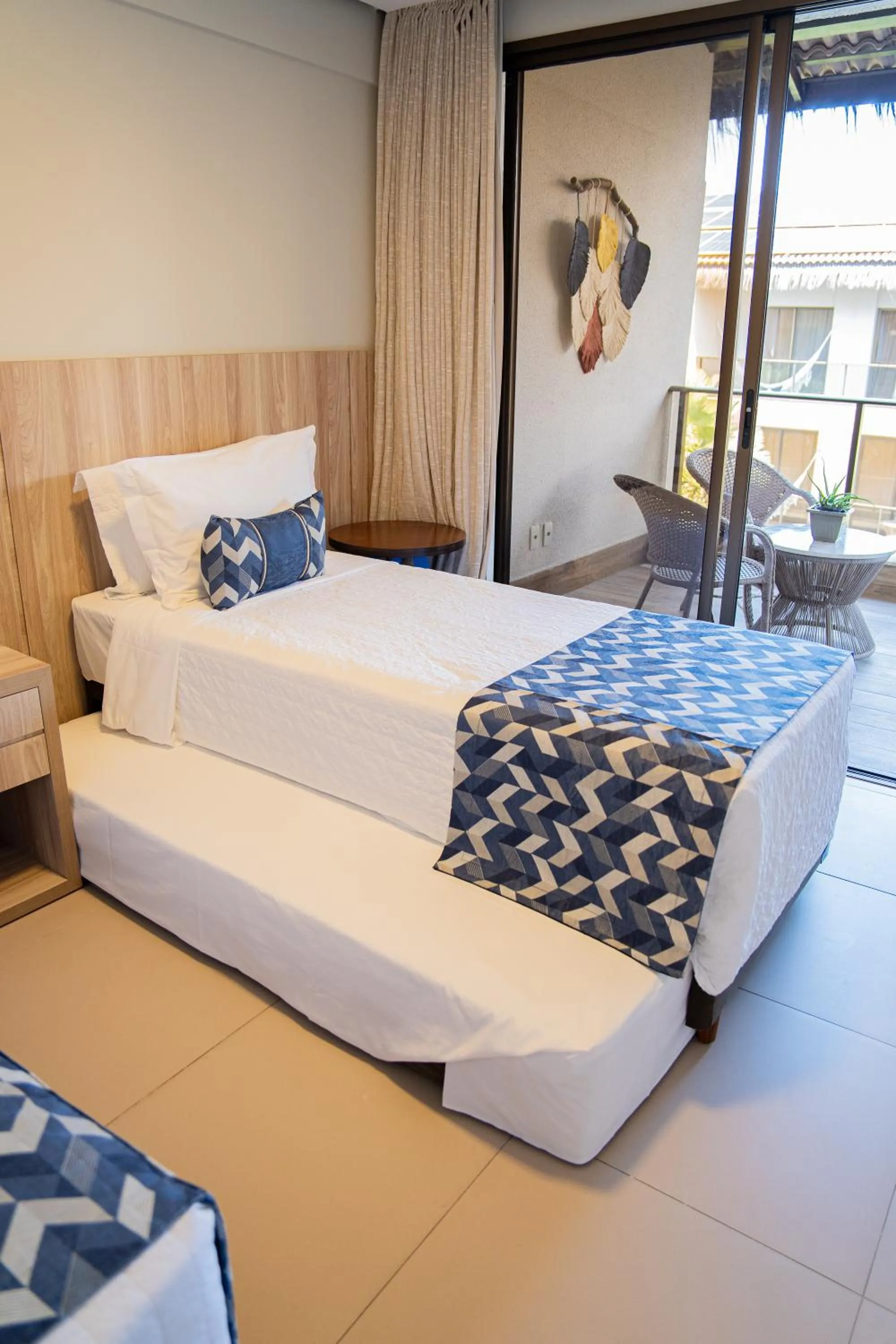 Bed in Porto das Dunas Boutique Praia Hotel