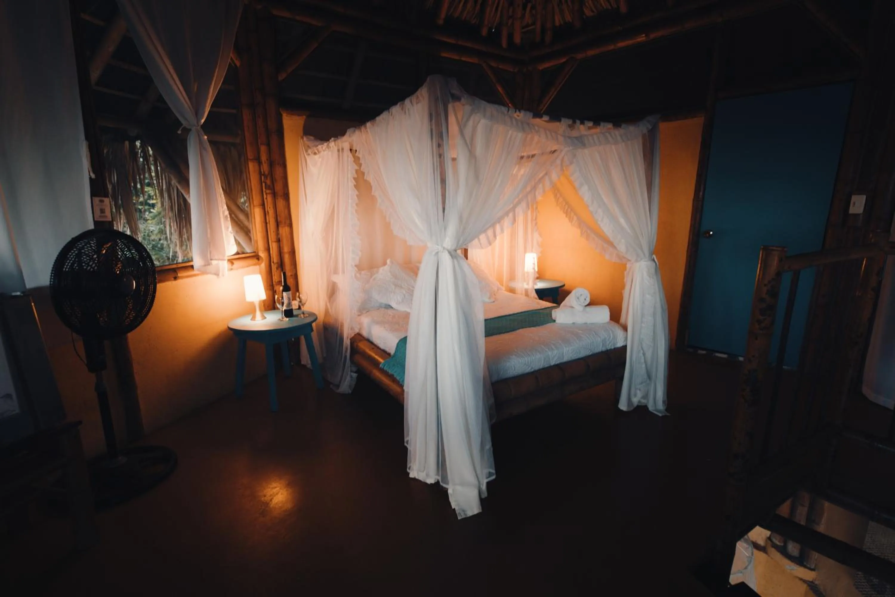 Bed in Minca Ecohabs Hotel