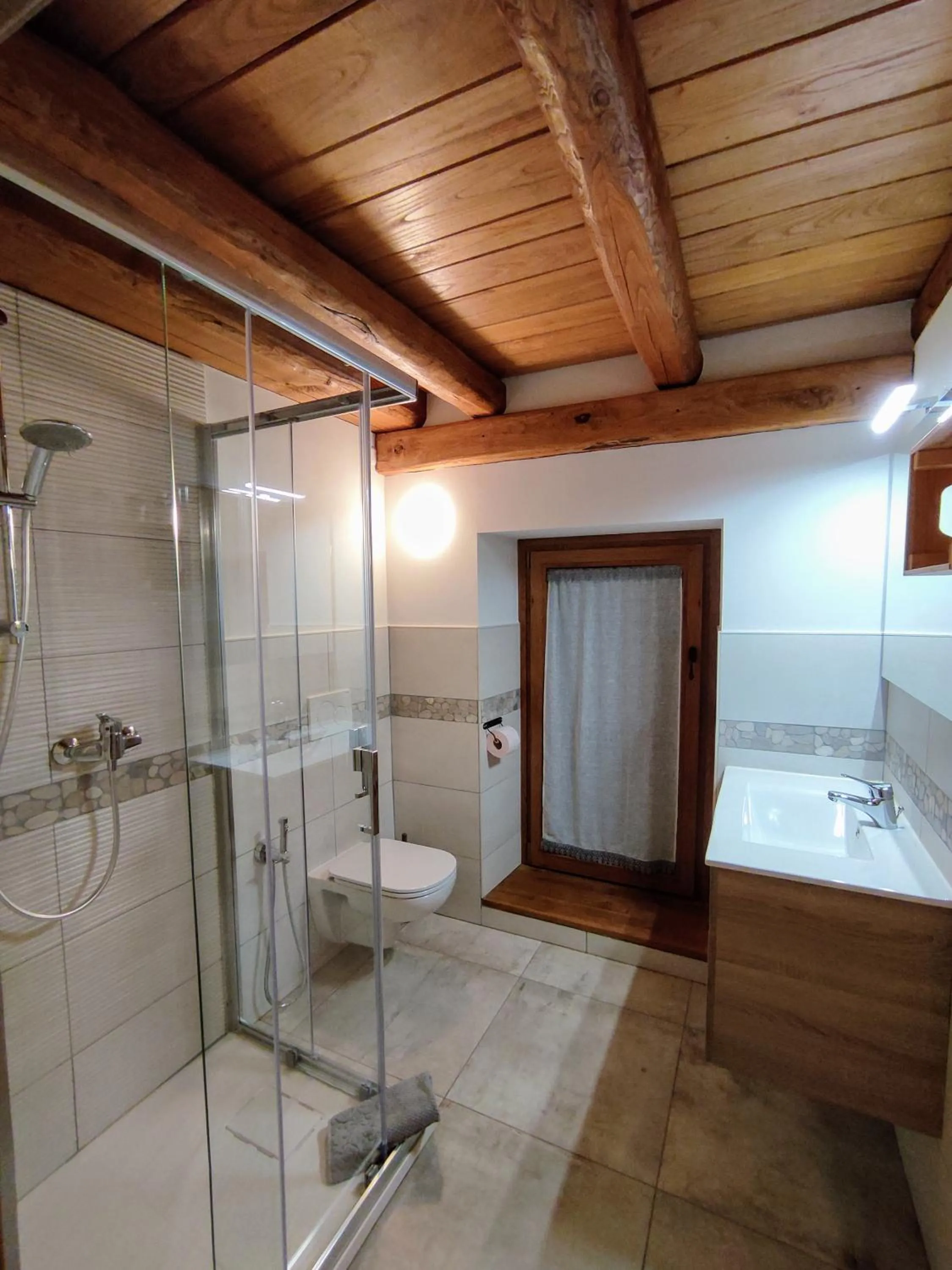 Shower in B&B Al Vecchio Torchio
