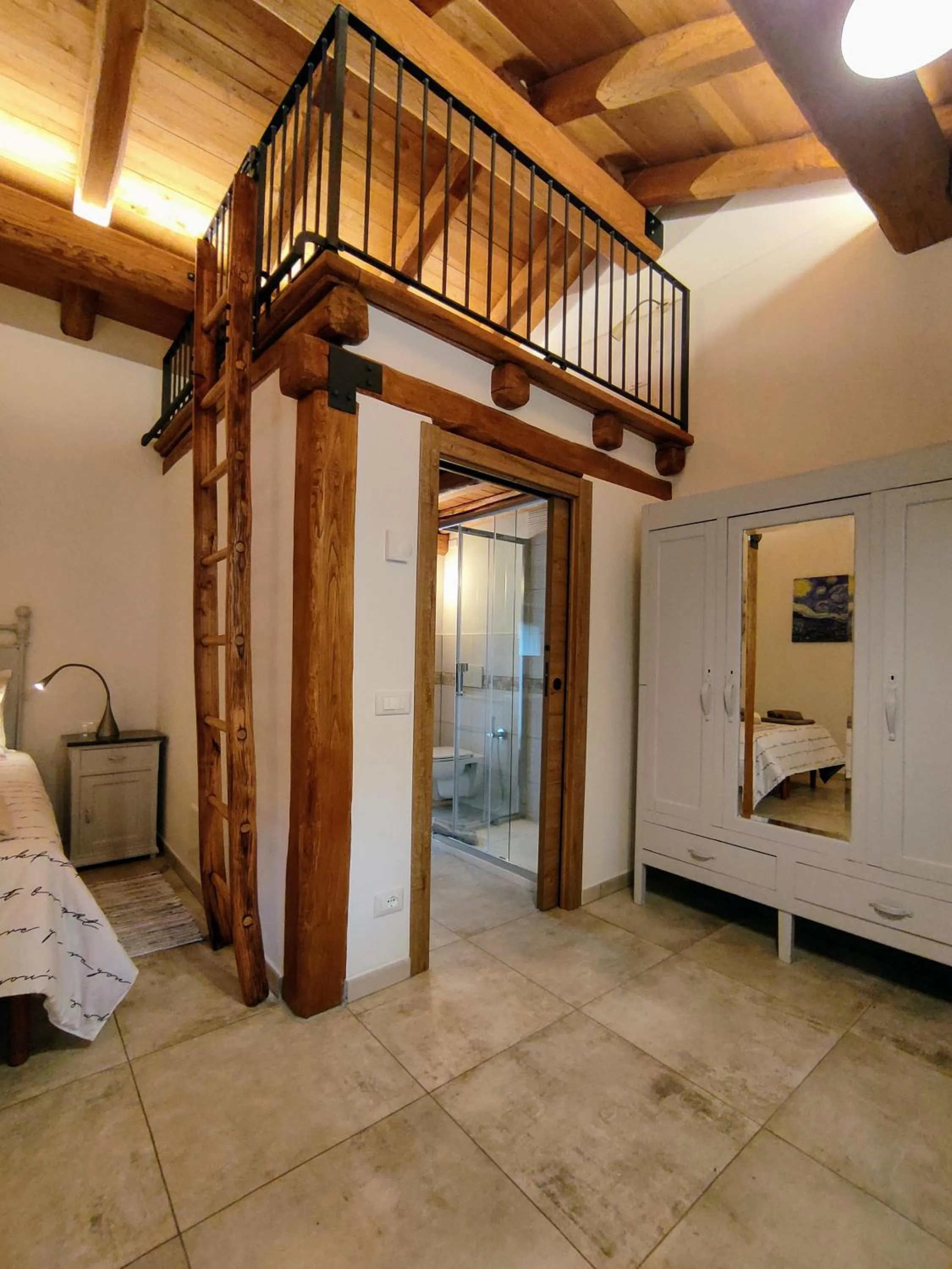 Bed in B&B Al Vecchio Torchio