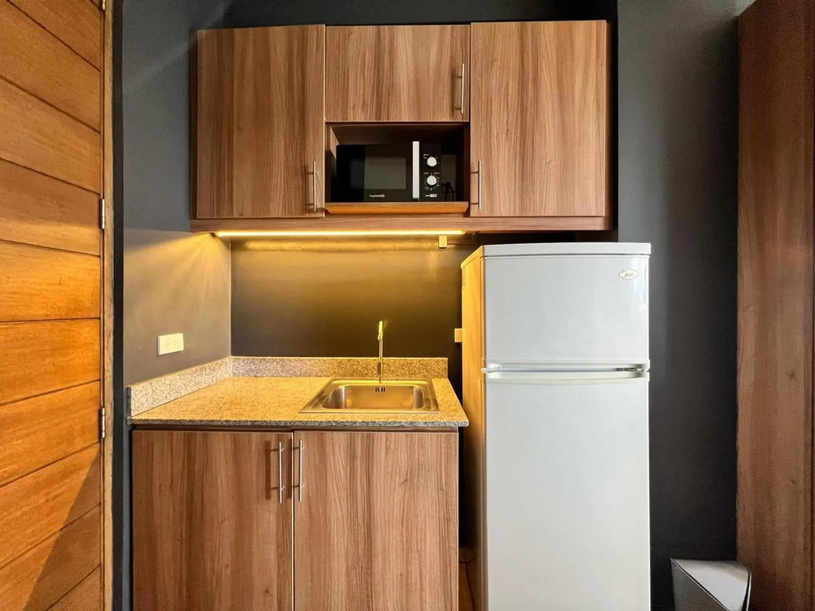 Kitchen or kitchenette in Azumi Boutique Hotel