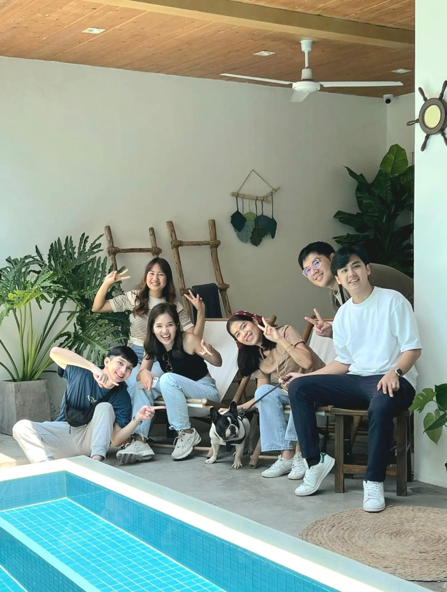 Pool view in LaDa's House Da Nang