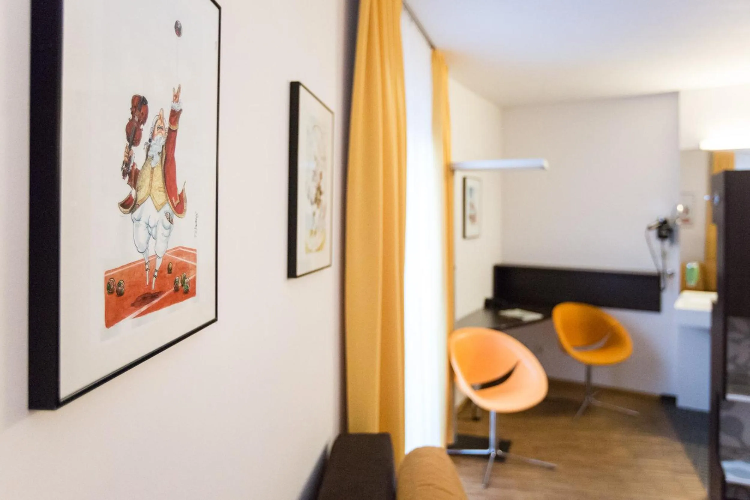 Bedroom in arte Hotel Krems