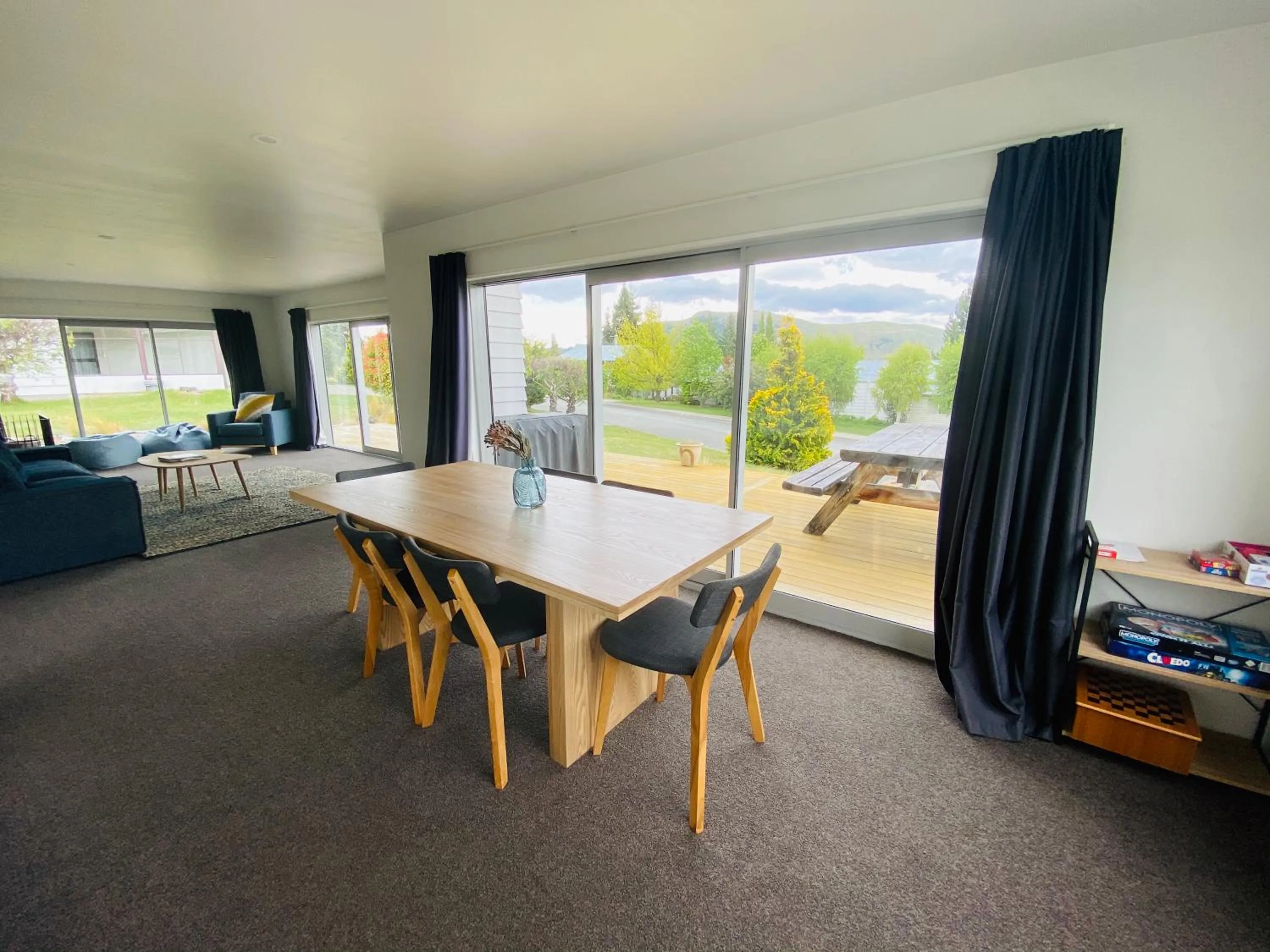 Dining area in Tekapo Tussock