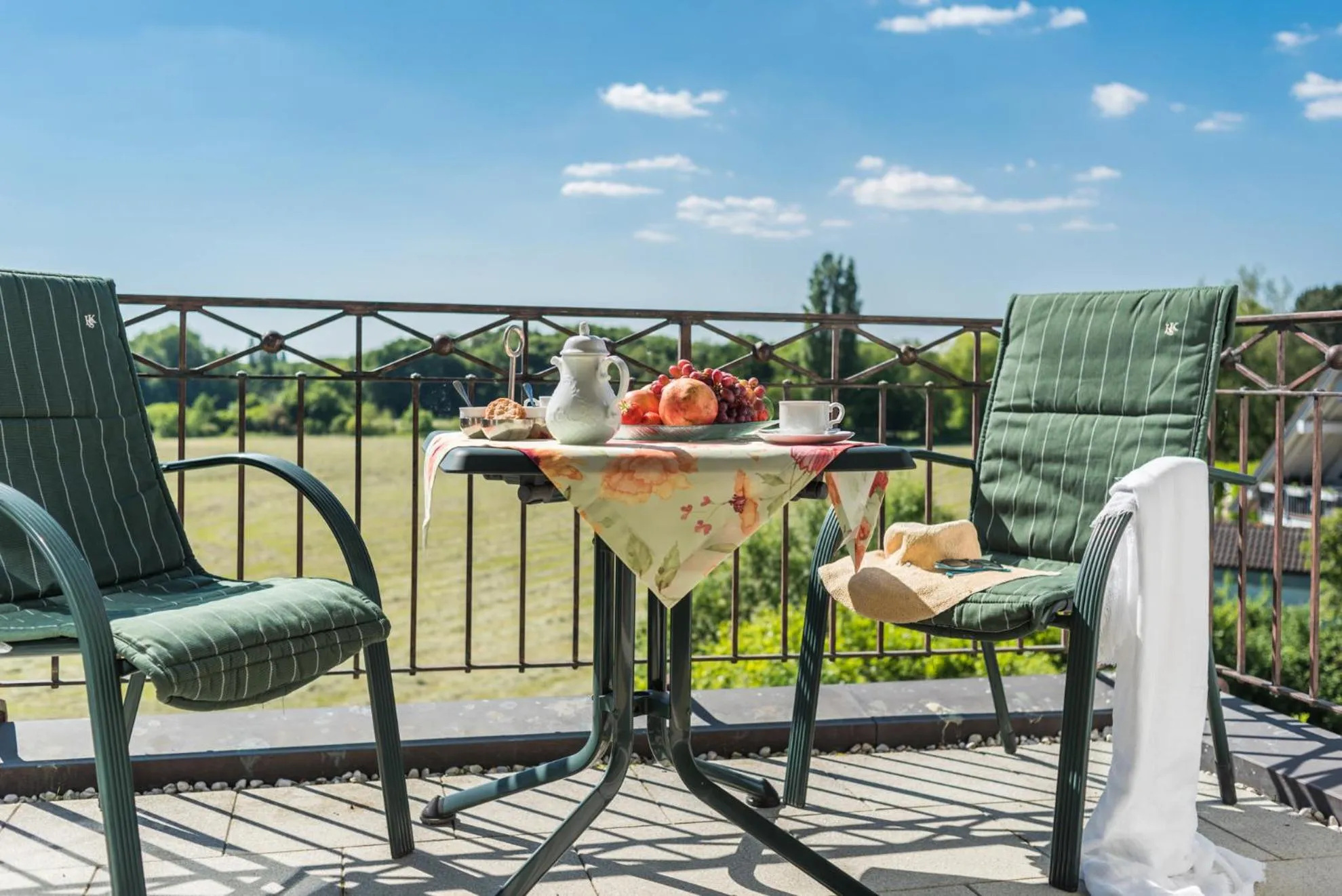 Balcony/Terrace in Lohmann's Romantik Hotel Gravenberg