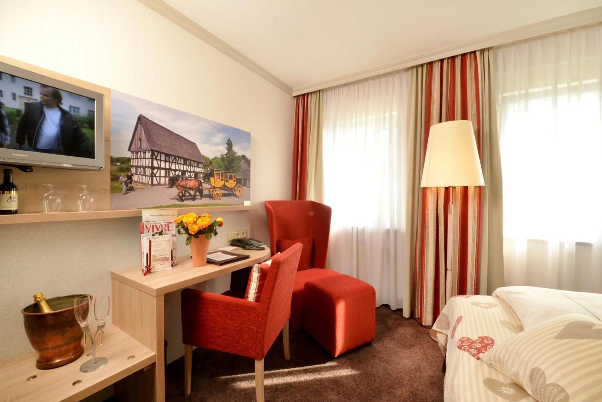 Seating area in Lohmann's Romantik Hotel Gravenberg