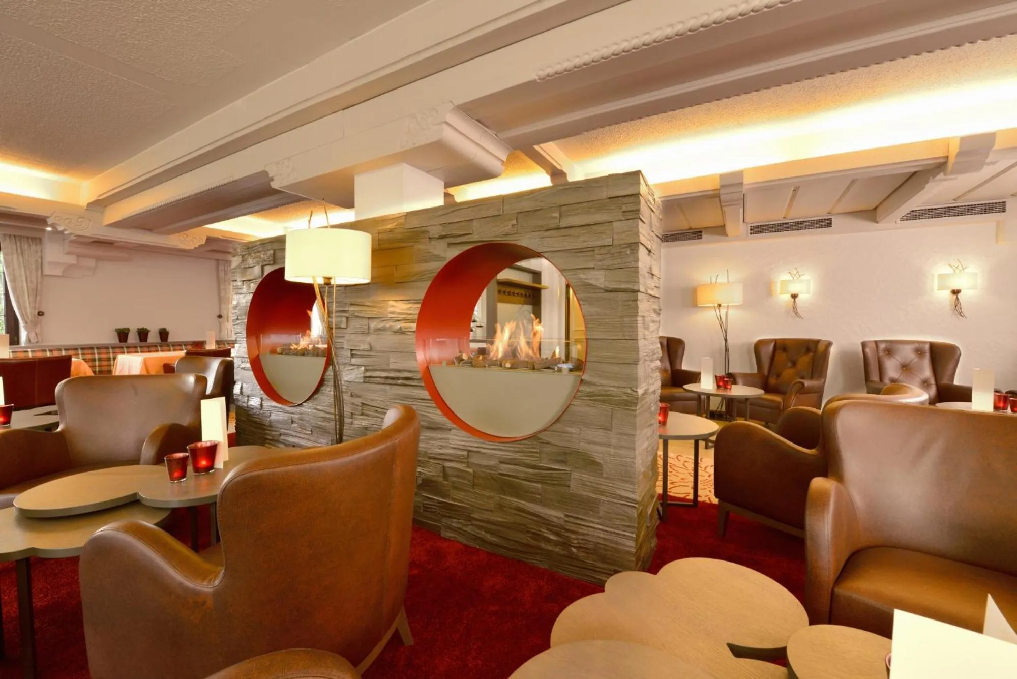 Communal lounge/ TV room in Lohmann's Romantik Hotel Gravenberg