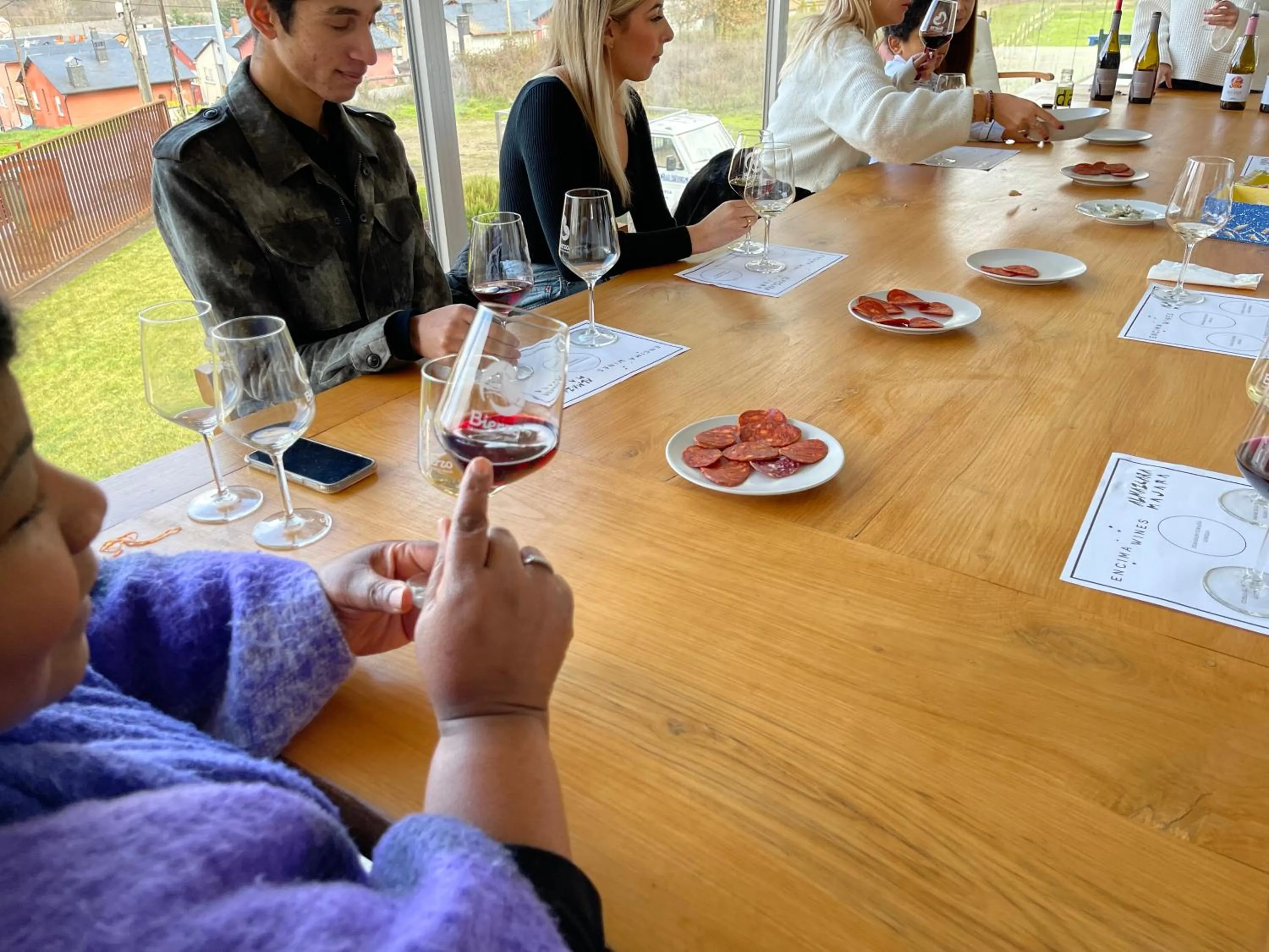 group of guests in The Way Hotel Molinaseca