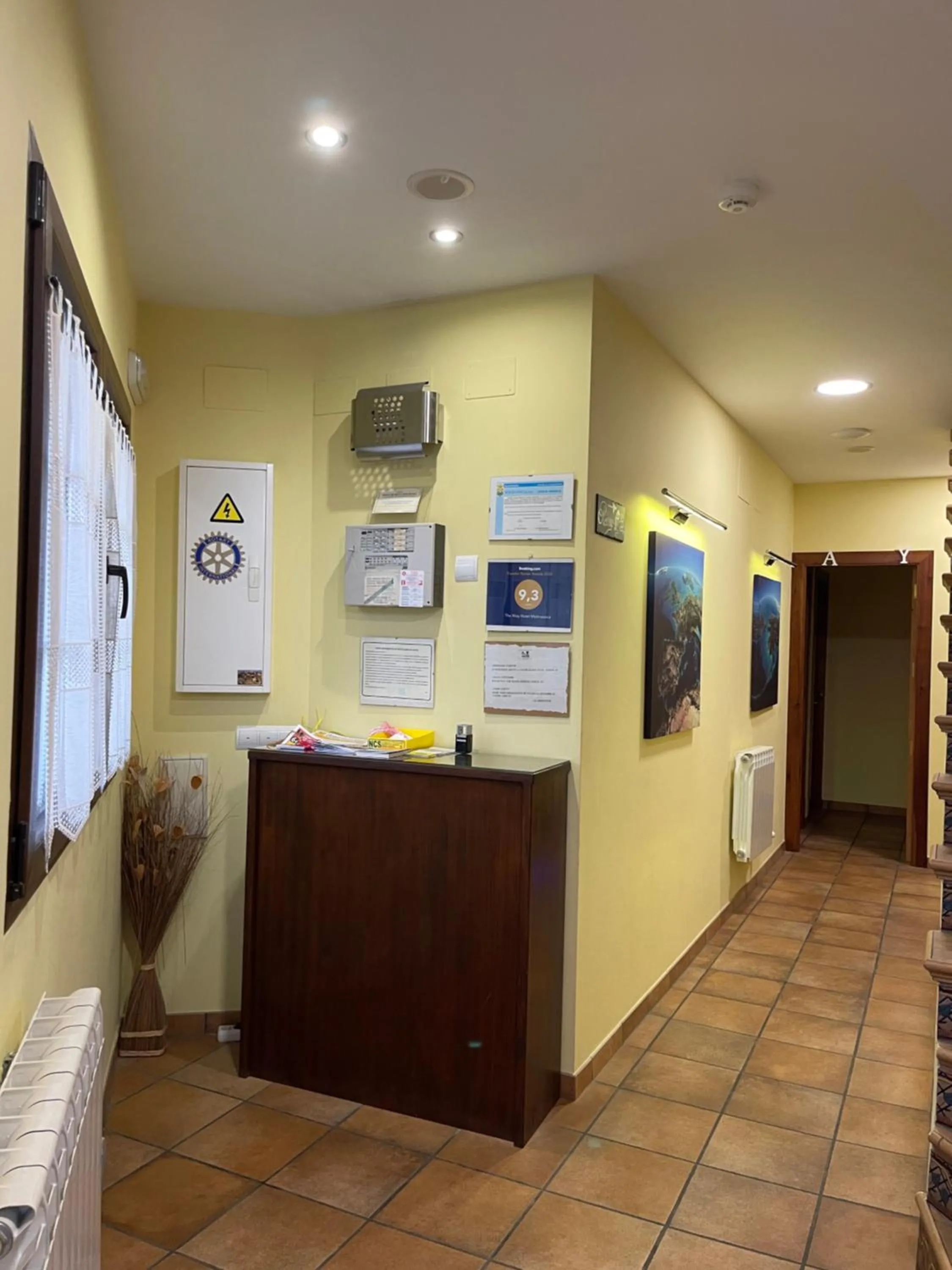 Lobby or reception in The Way Hotel Molinaseca