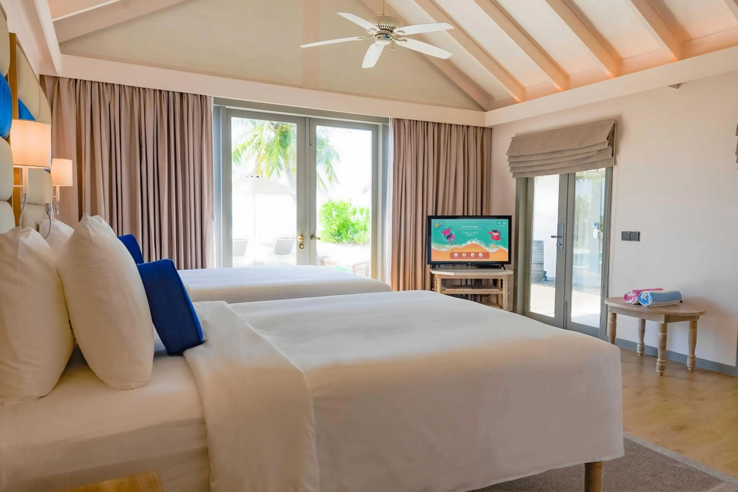 Bed in Cora Cora Maldives - Premium All-Inclusive Resort
