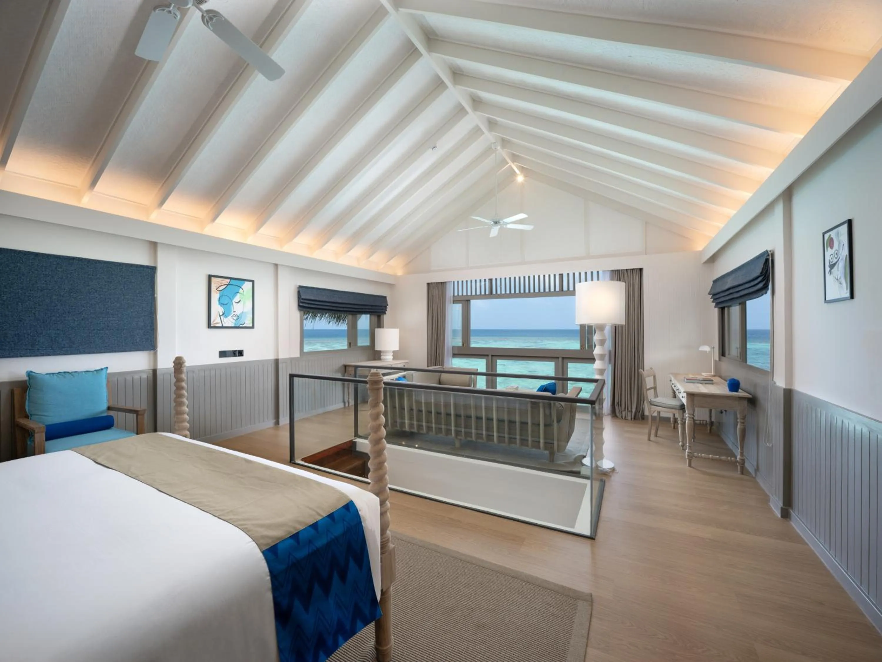 Bed in Cora Cora Maldives - Premium All-Inclusive Resort