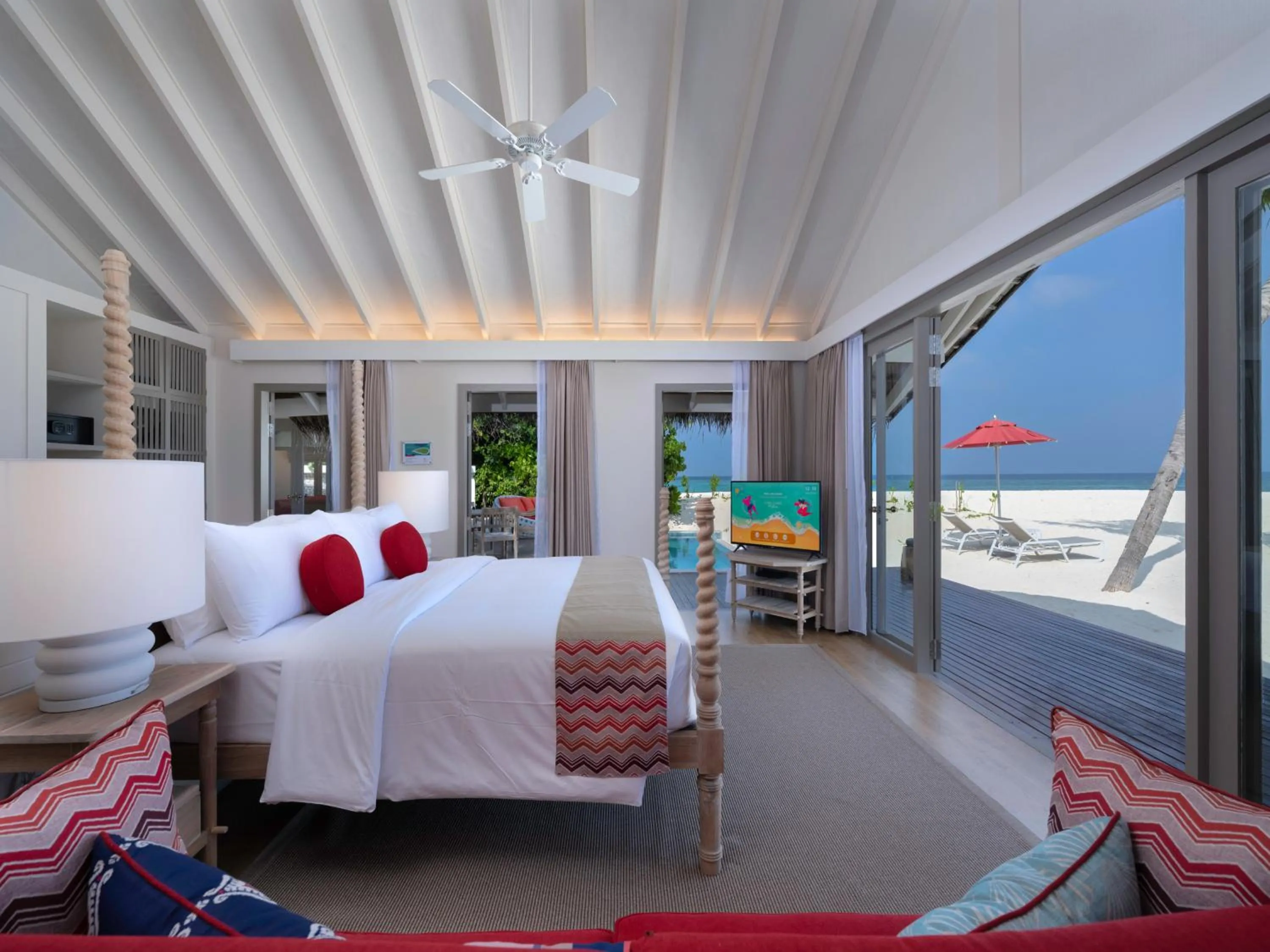 Bed in Cora Cora Maldives - Premium All-Inclusive Resort