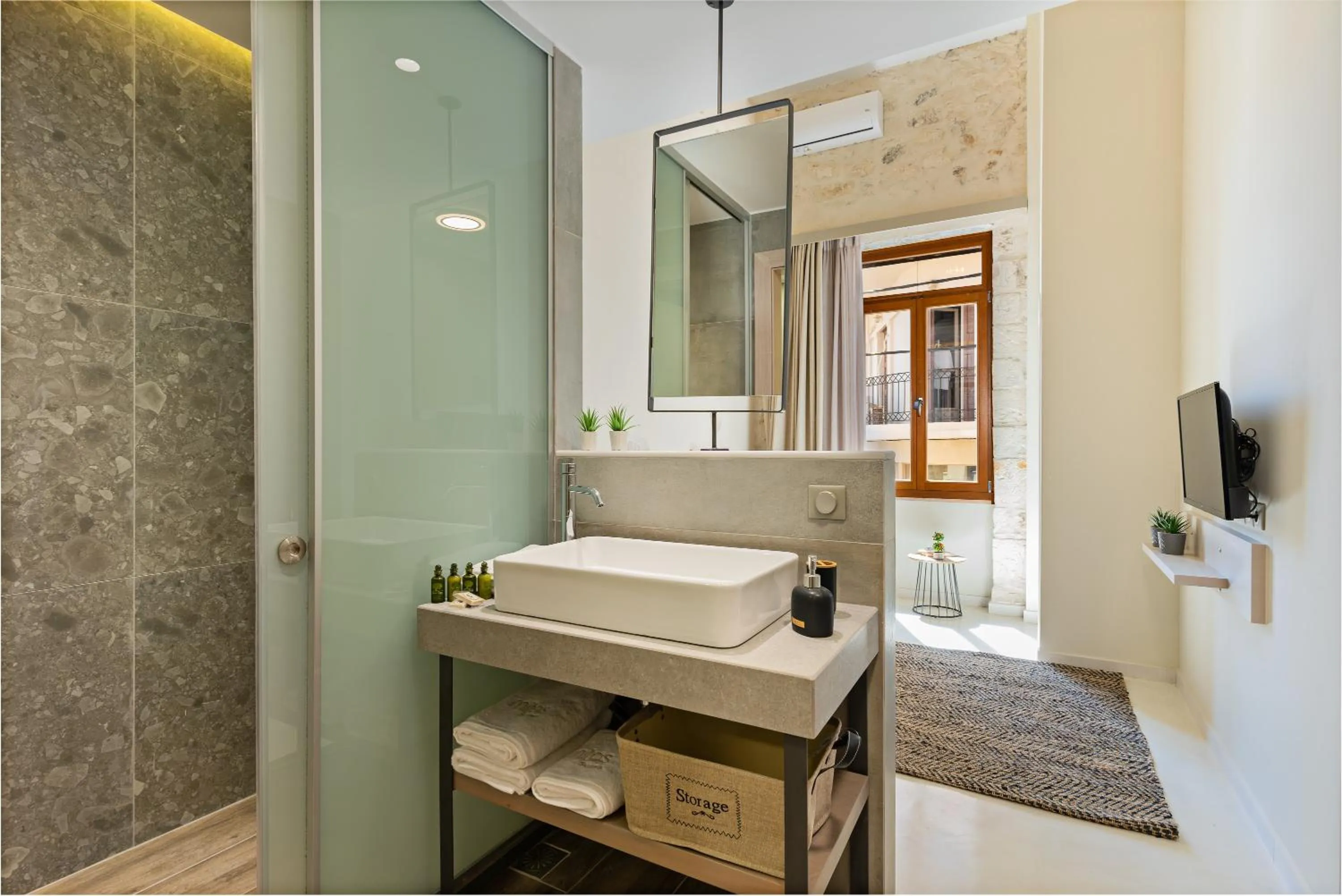 Bathroom in Mitos-Suites