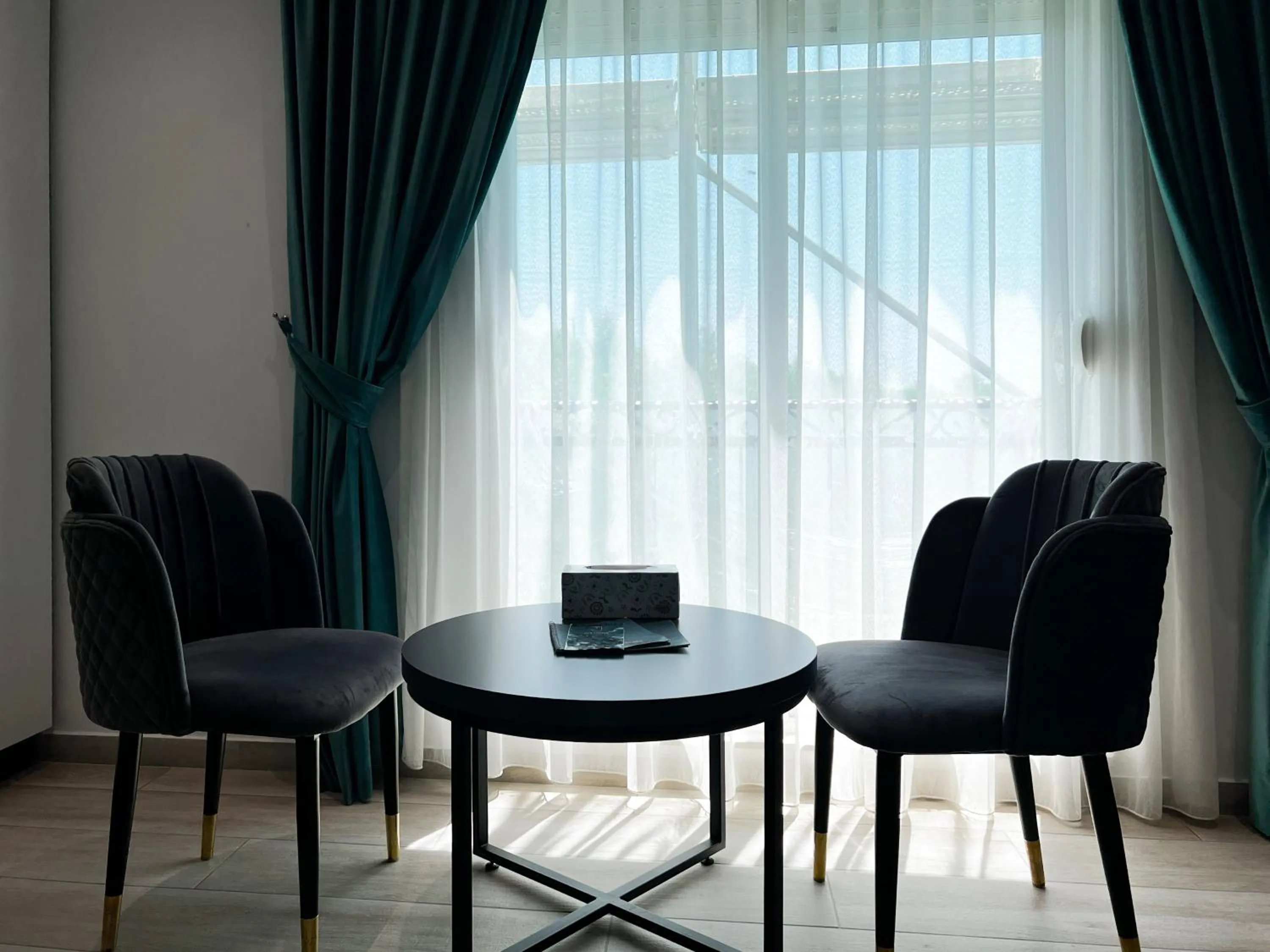 Seating area in Jata Hotel