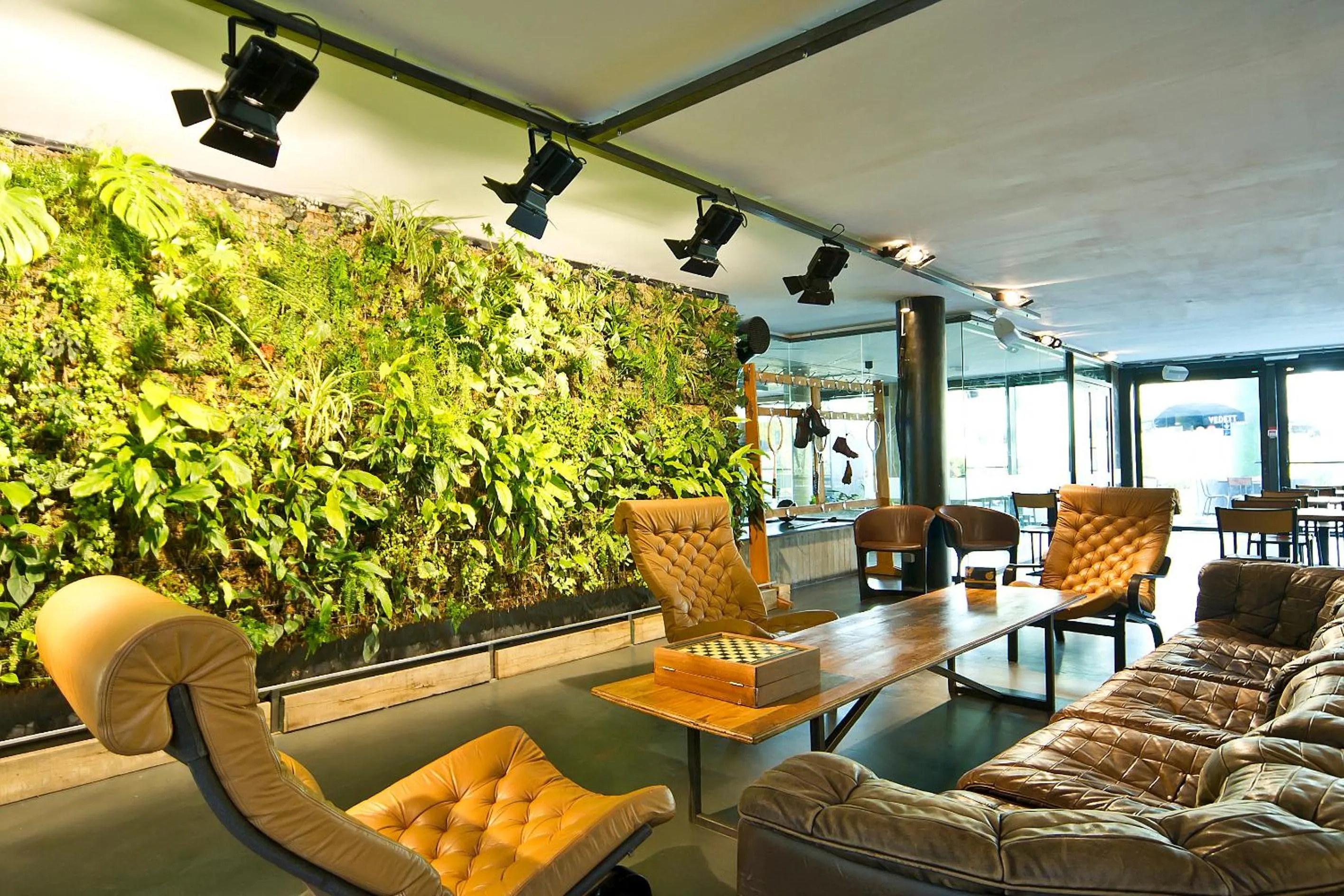 Lounge or bar in Auberge des 3 Fontaines - Youth Hostel