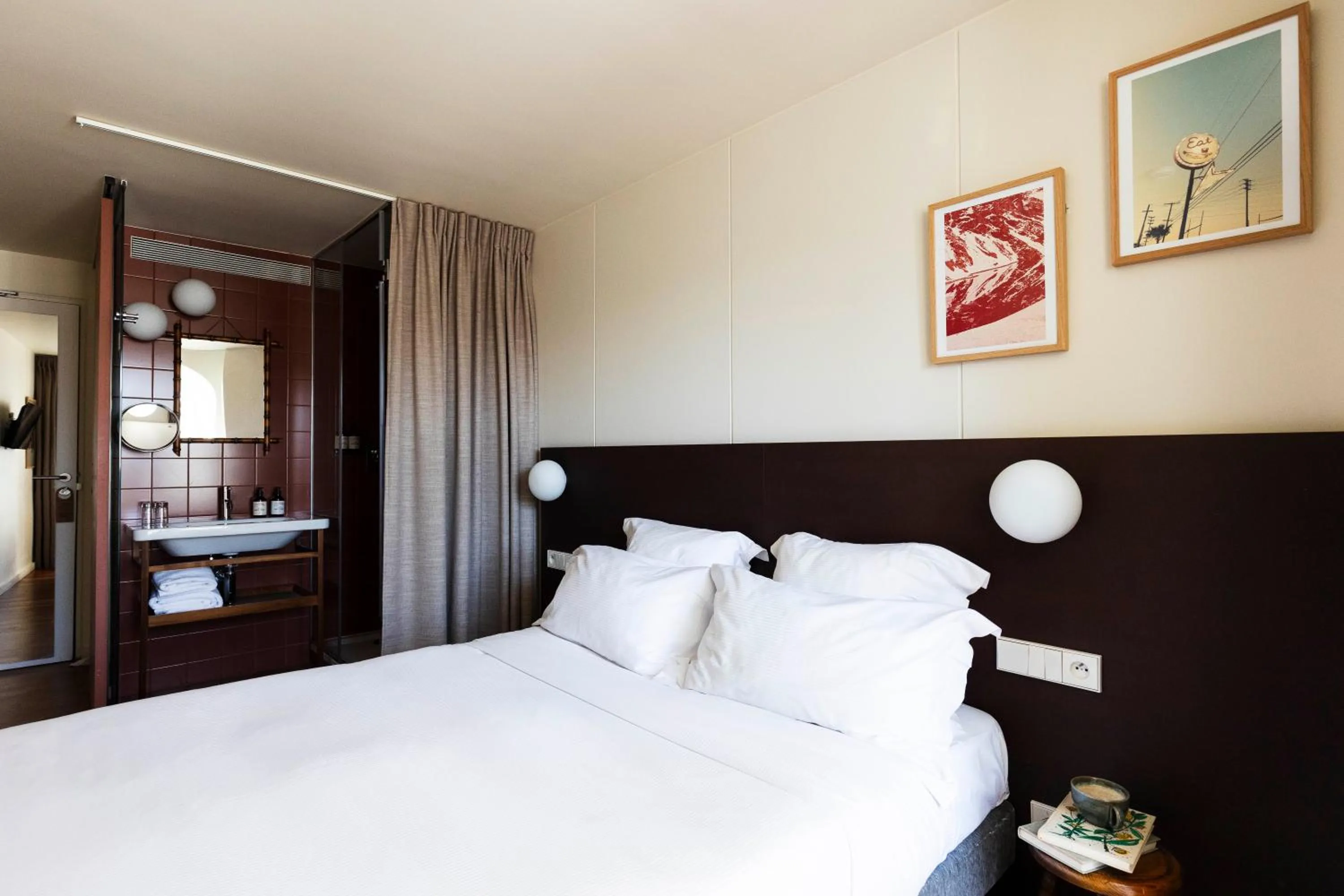 Bed in Hôtel Cabane - Orso Hotels