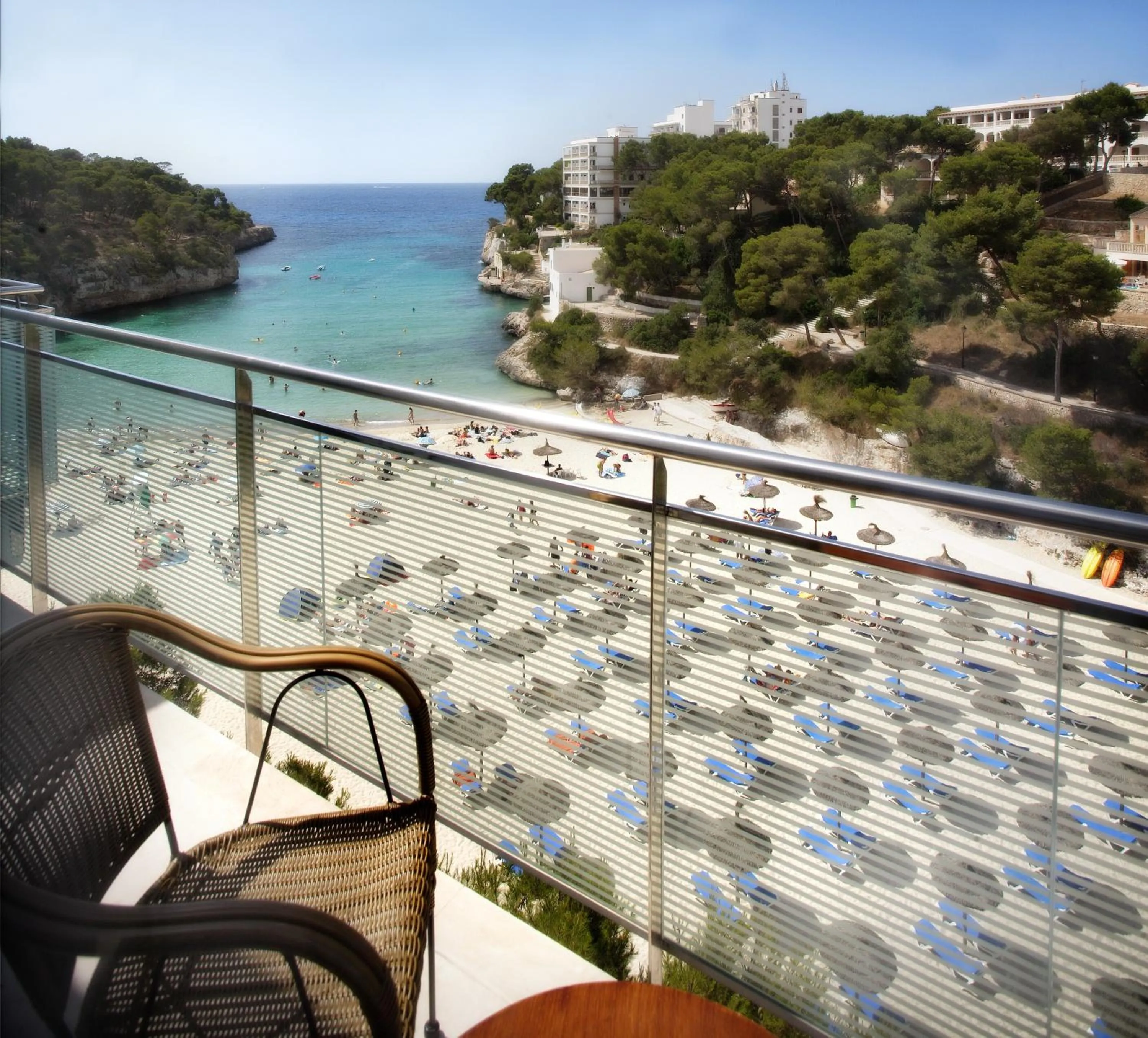 Balcony/Terrace in Hotel Apartamentos Cala Santanyi